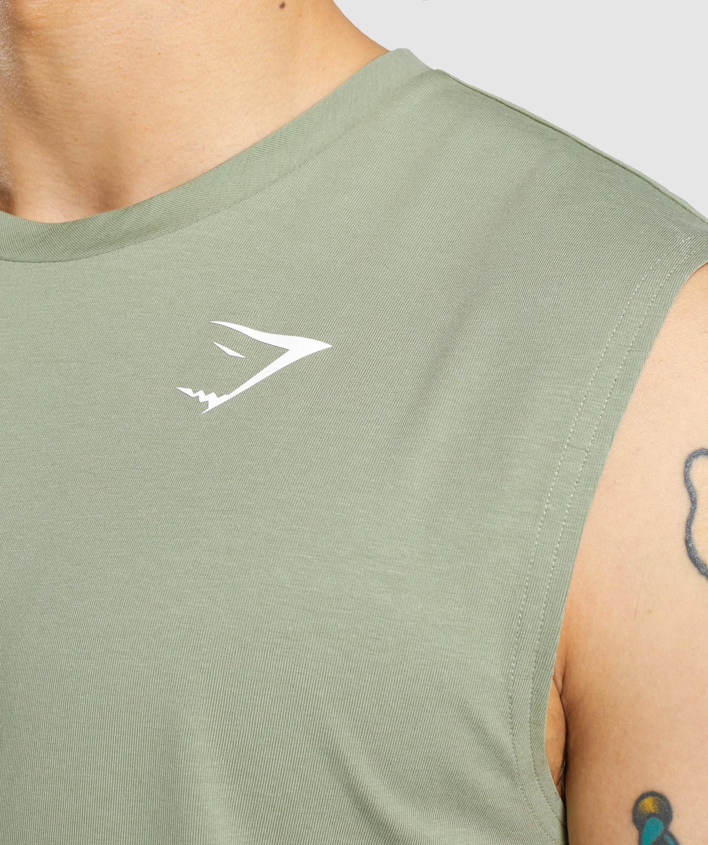 Gymshark Critical Sleeveless Tee - Light Green