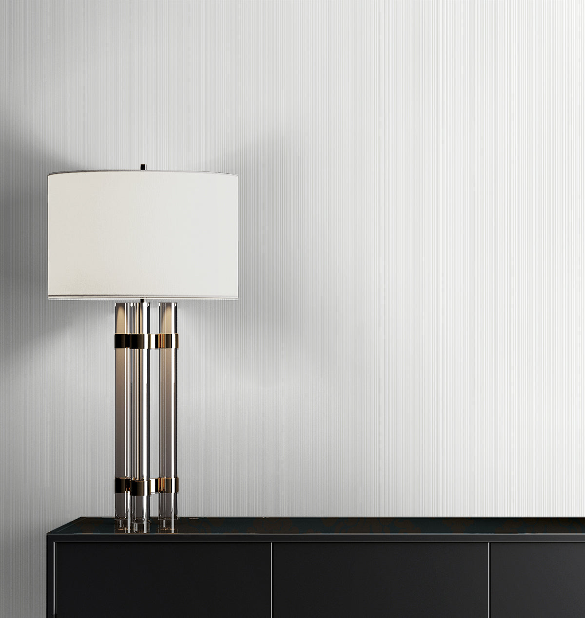 Brooklyn Stria Bergin Wallpaper from Deco 2 by Collins & Company