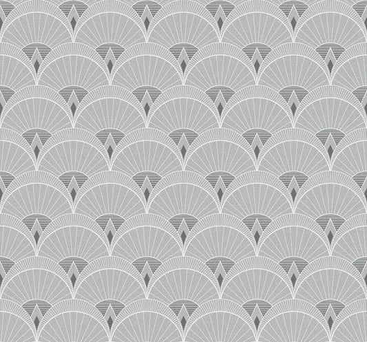 Chrysler Arches Argos Grey Wallpaper from Deco 2 by Collins & Company