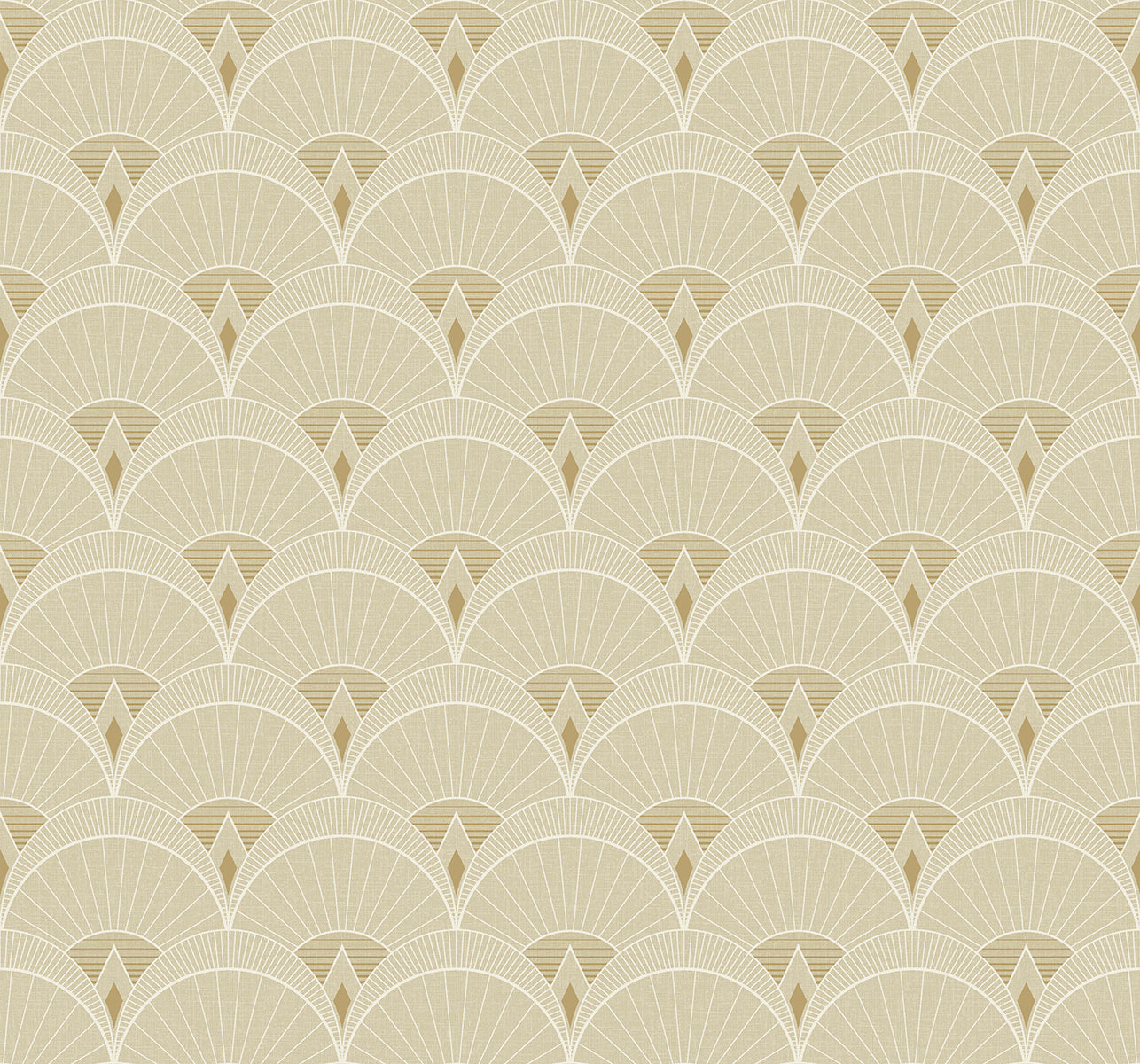 Chrysler Arches Soft Beige Wallpaper from Deco 2 by Collins & Company