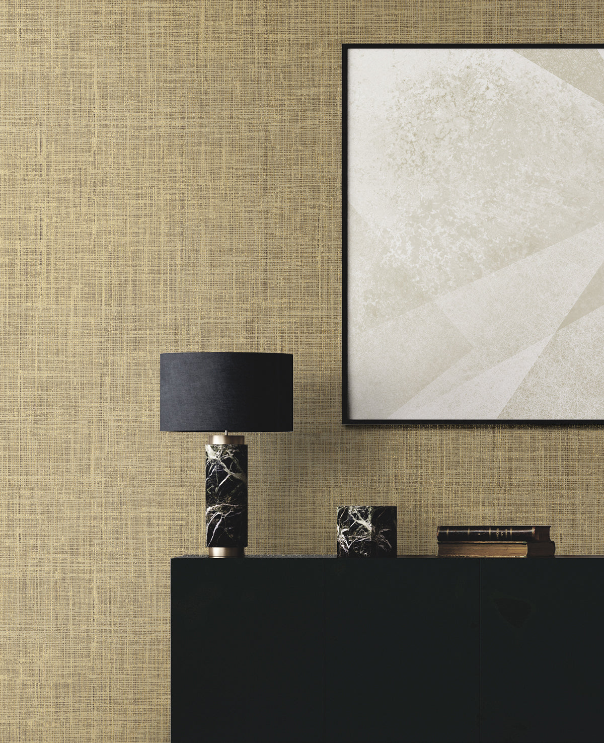 Soho Linen Elk Wallpaper from Deco 2 by Collins & Company