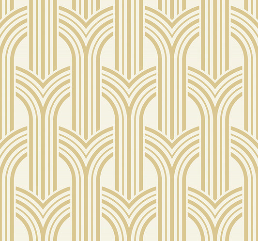 Broadway Arches Golden Nugget Wallpaper from Deco 2 by Collins & Company