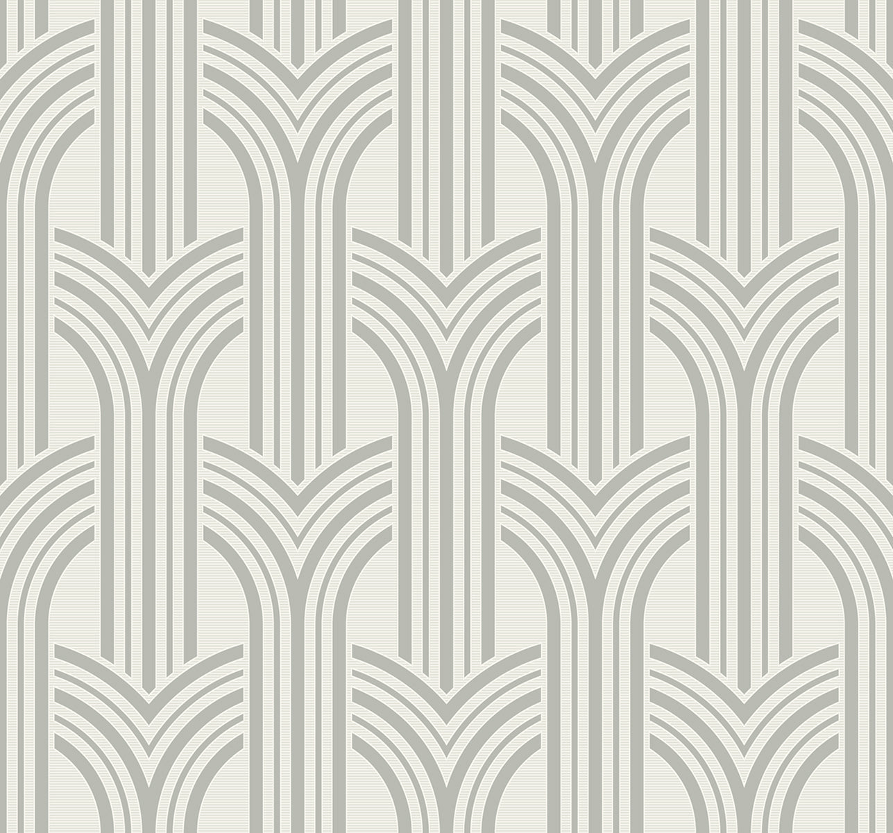 Broadway Arches Chrome Wallpaper from Deco 2 by Collins & Company