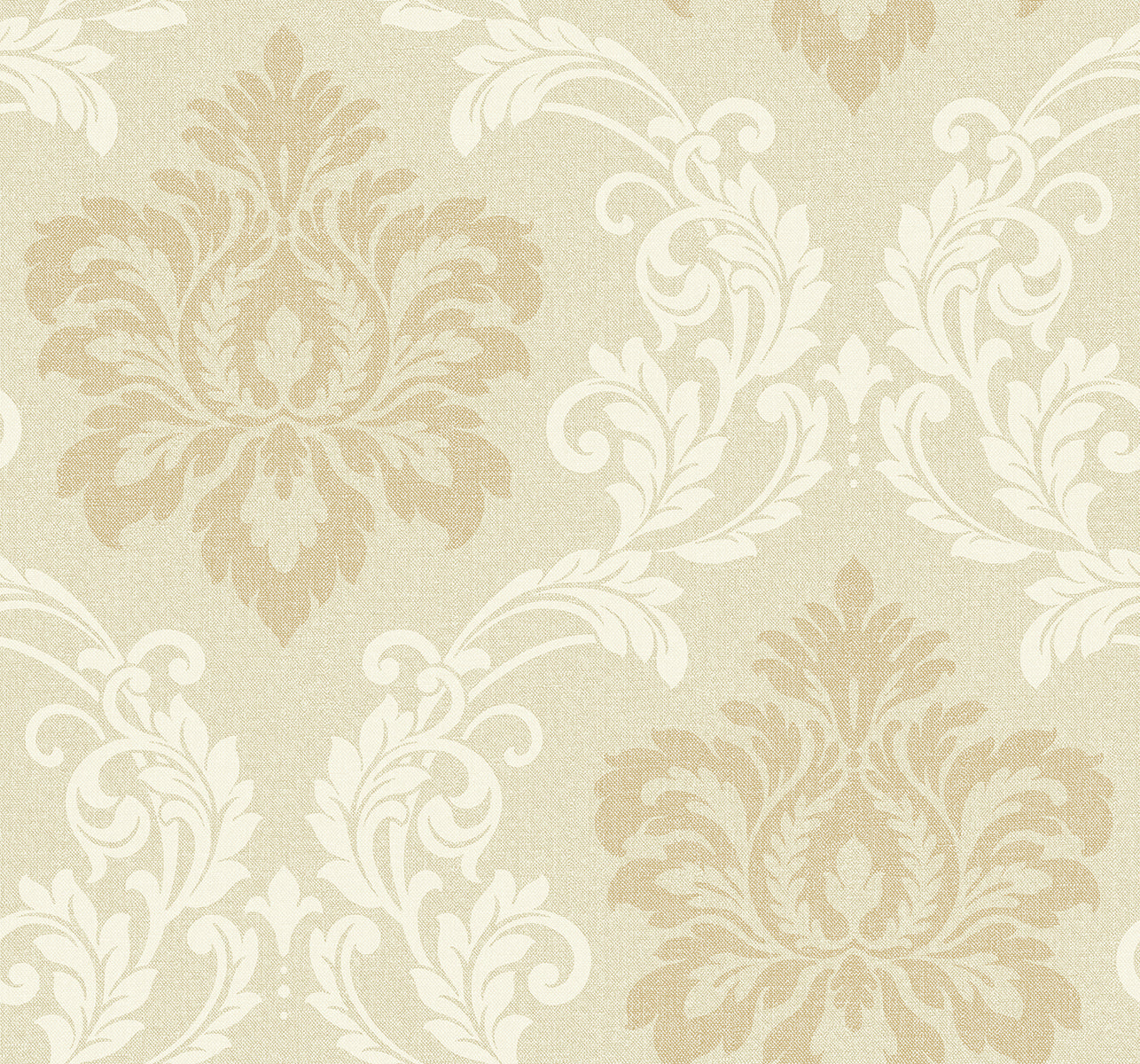 Deco Damask Linen Wallpaper from Deco 2 by Collins & Company