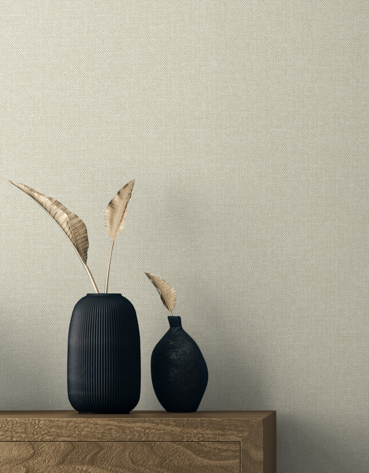 Deco Linen Oat Wallpaper from Deco 2 by Collins & Company