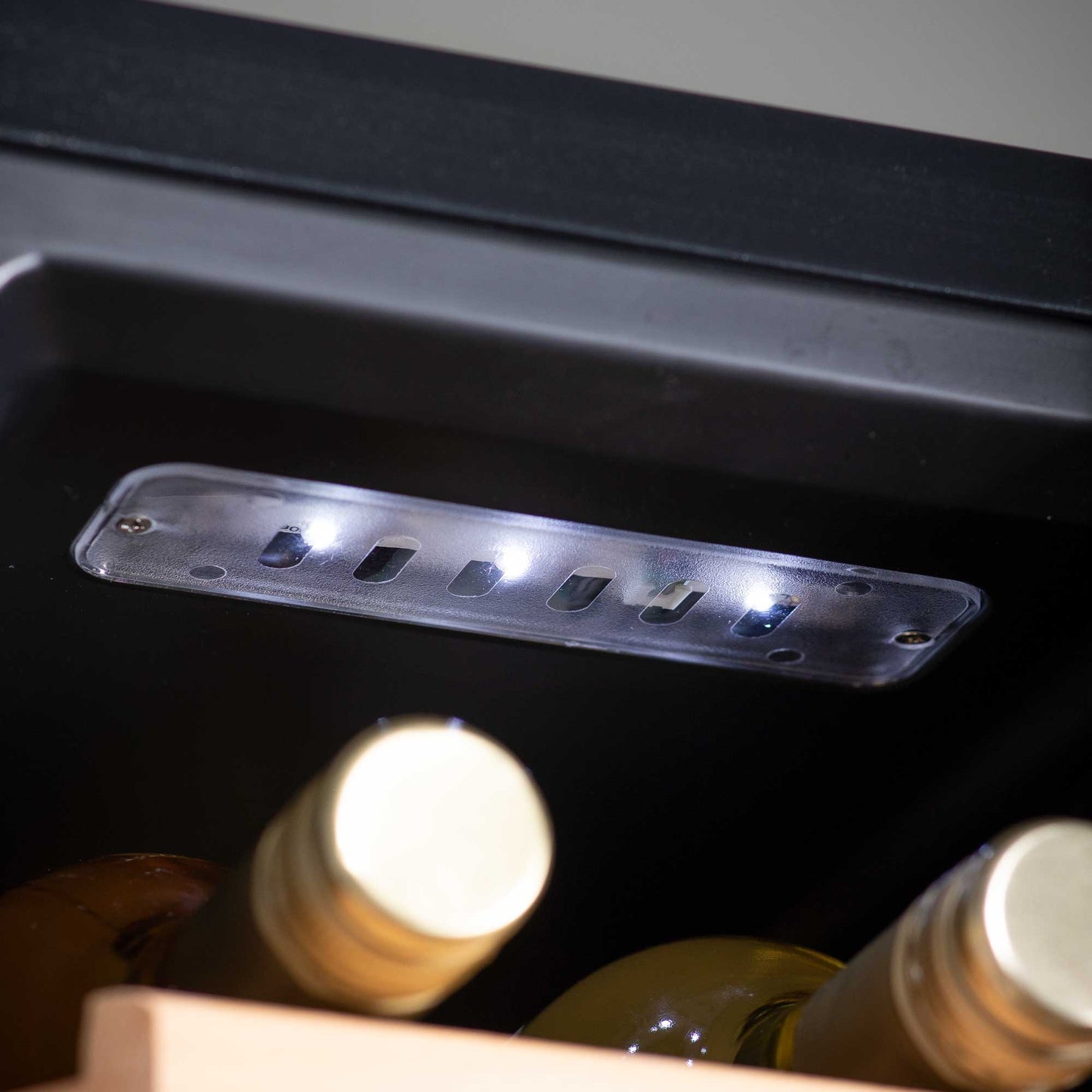 Baridi 12 Bottle Wine Cooler with Digital Touch Screen Controls & LED Light, Stainless Steel - DH74