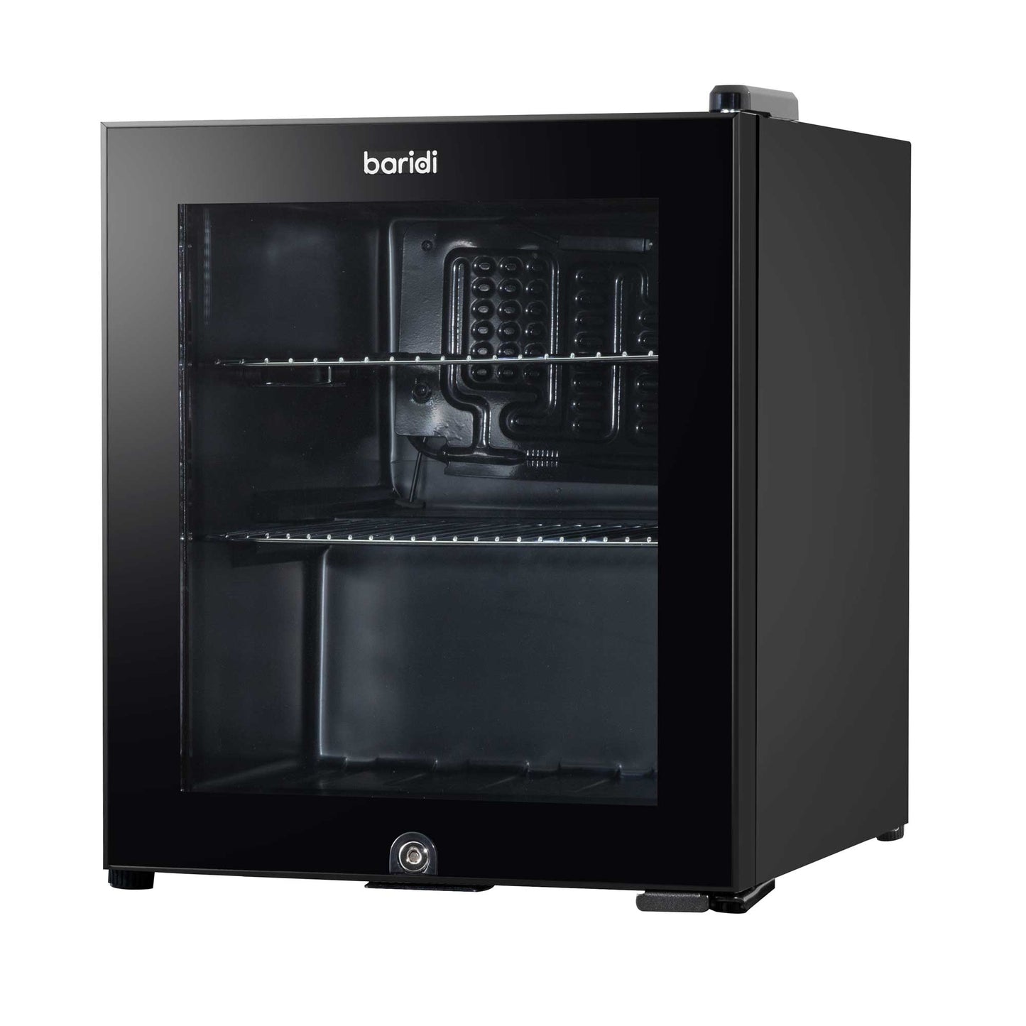 Baridi 50L Drinks/Beer & Wine Mini Cooler Fridge with LED Light, Black - DH12