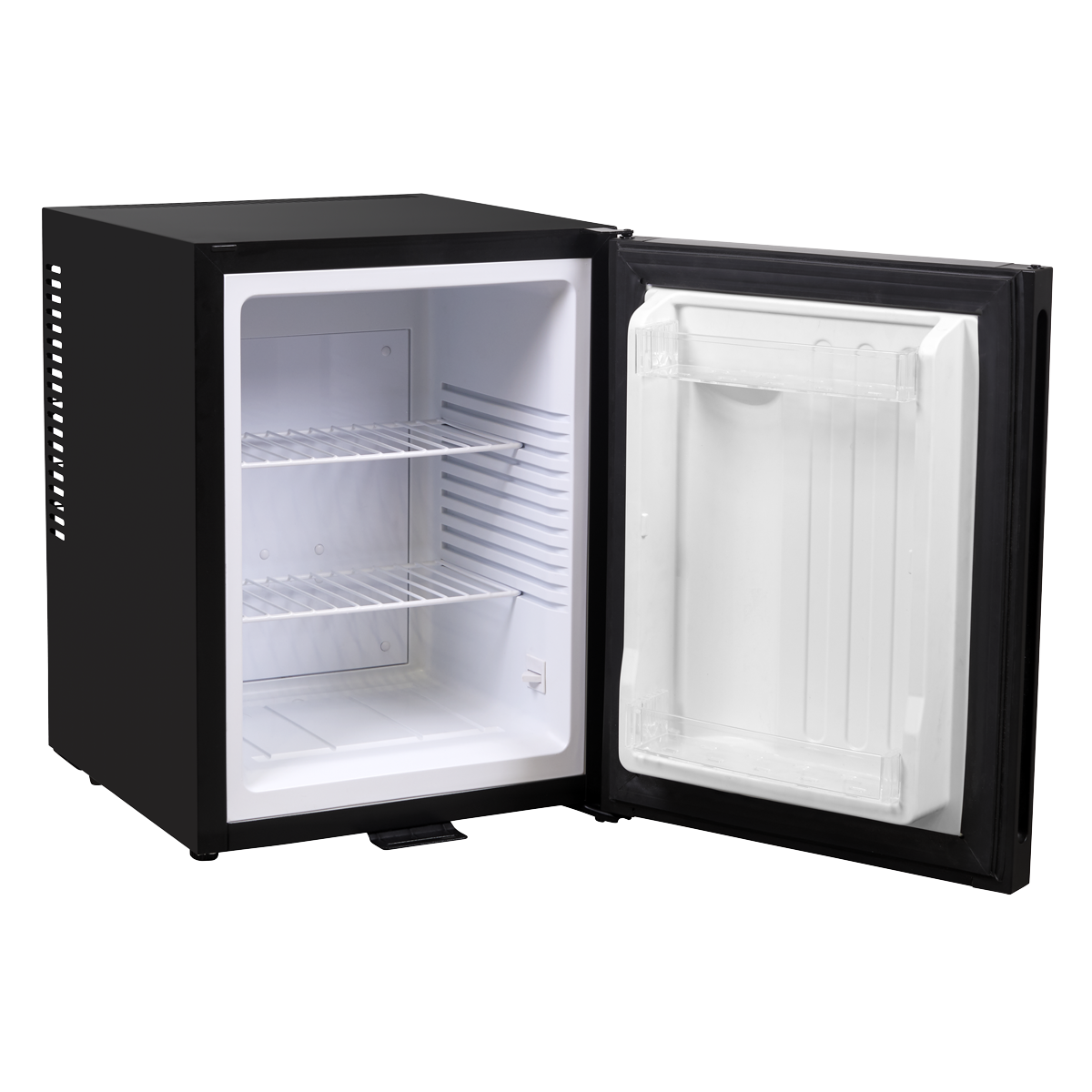 Baridi 35L Ultra Quiet Drinks & Wine Mini Cooler Fridge with LED Light, Black - DH58