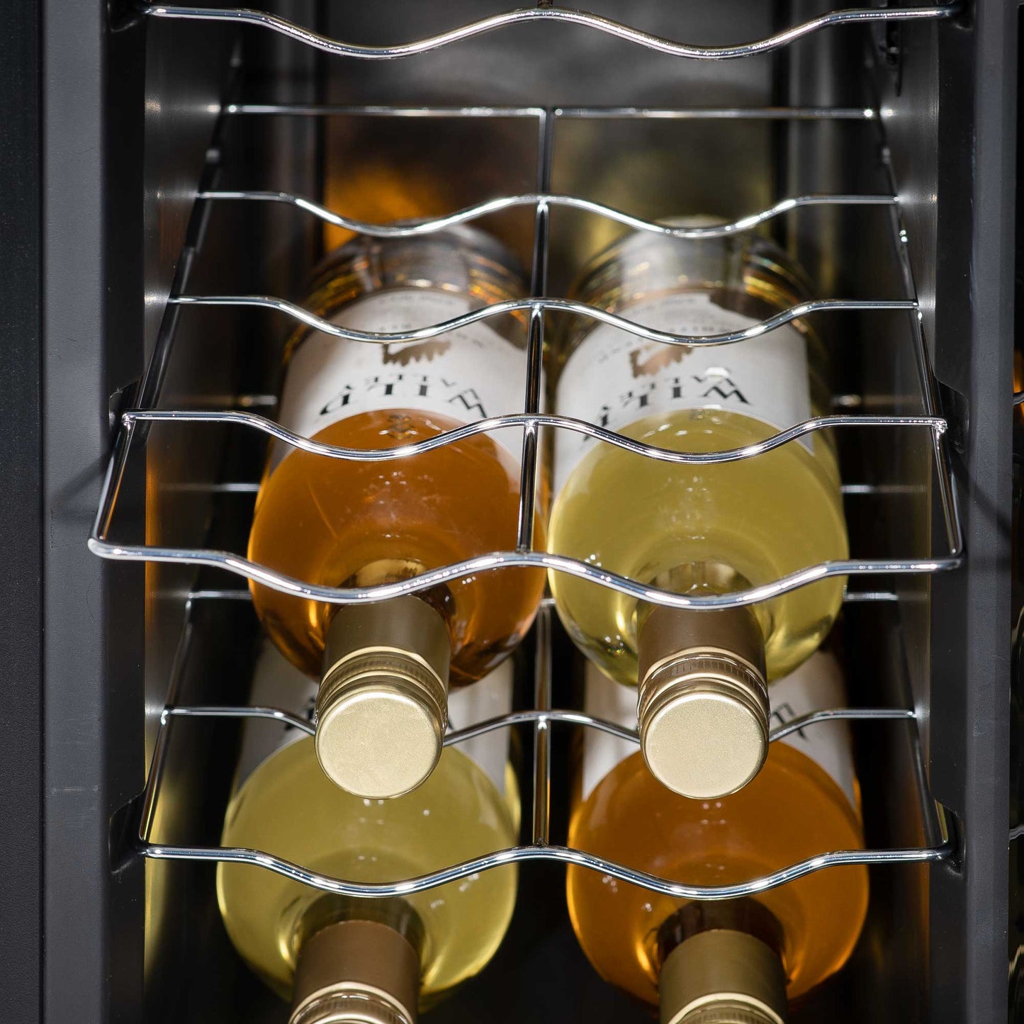 Baridi 12 Bottle Wine Cooler with Digital Touch Screen Controls & LED Light, Black - DH73