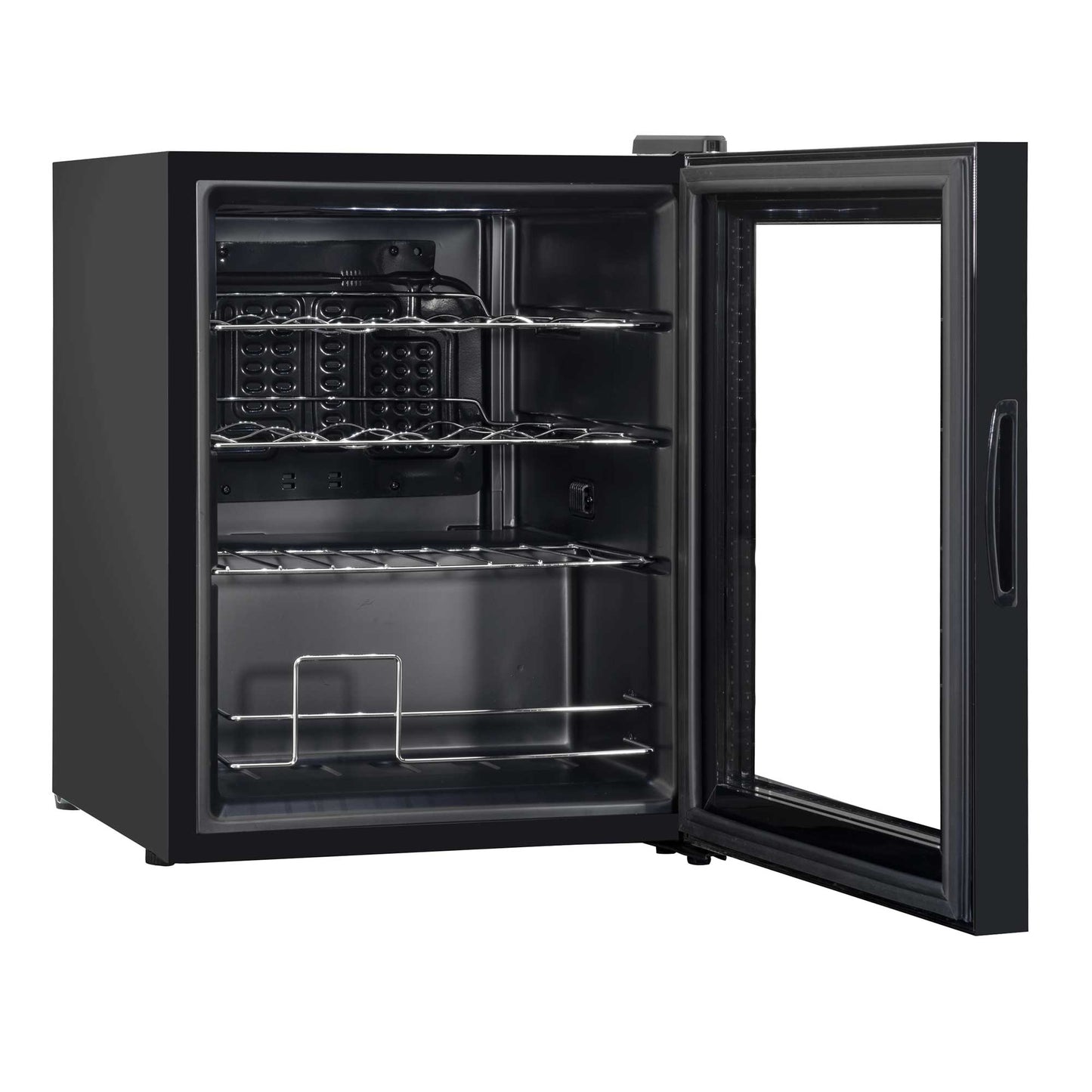 Baridi 16 Bottle Wine Cooler Fridge with Digital Touch Screen Controls & LED Light, Black - DH7