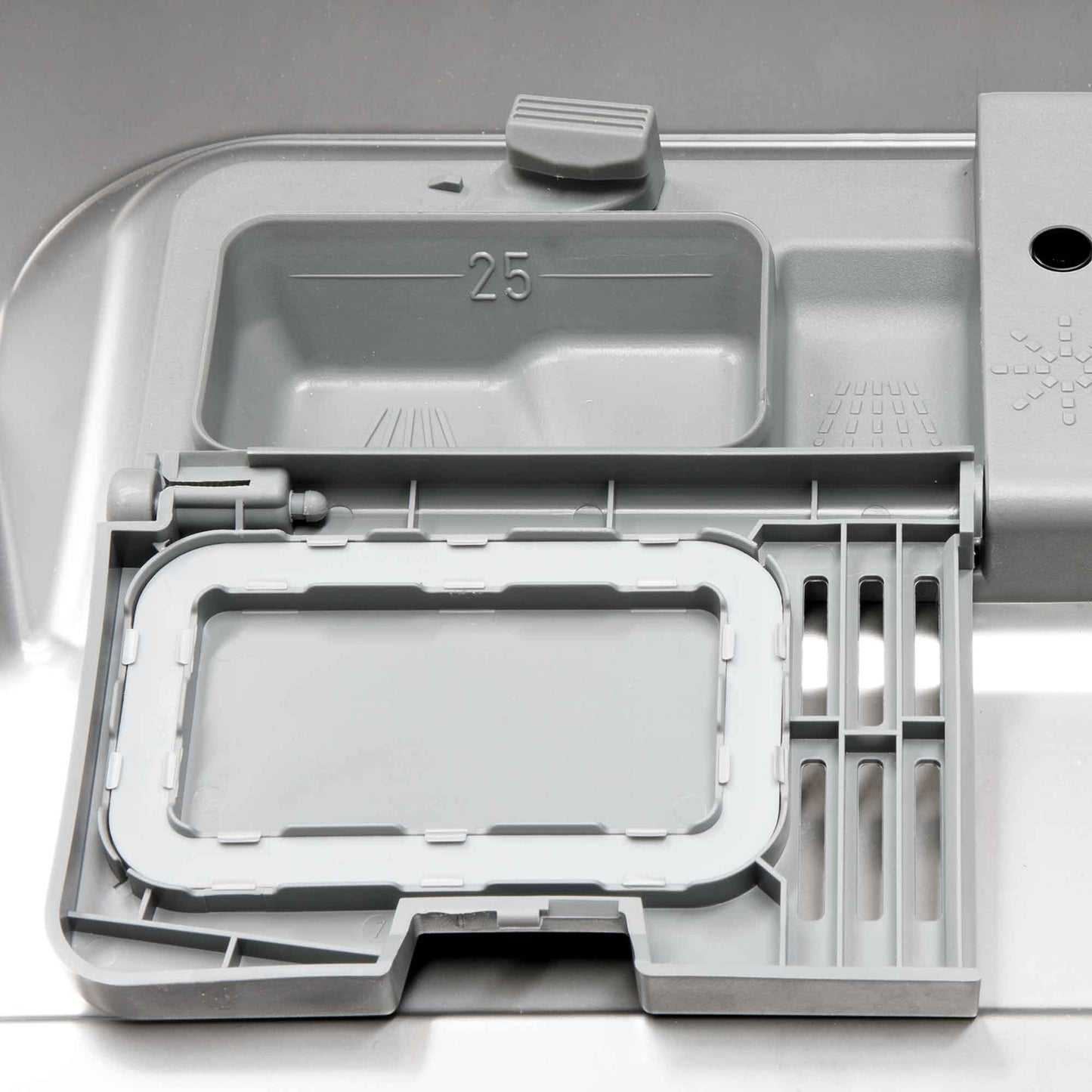 Compact Tabletop Dishwasher 6 Place Settings, 6 Programmes, Low Noise, 6.5L Cycle - White - DH83