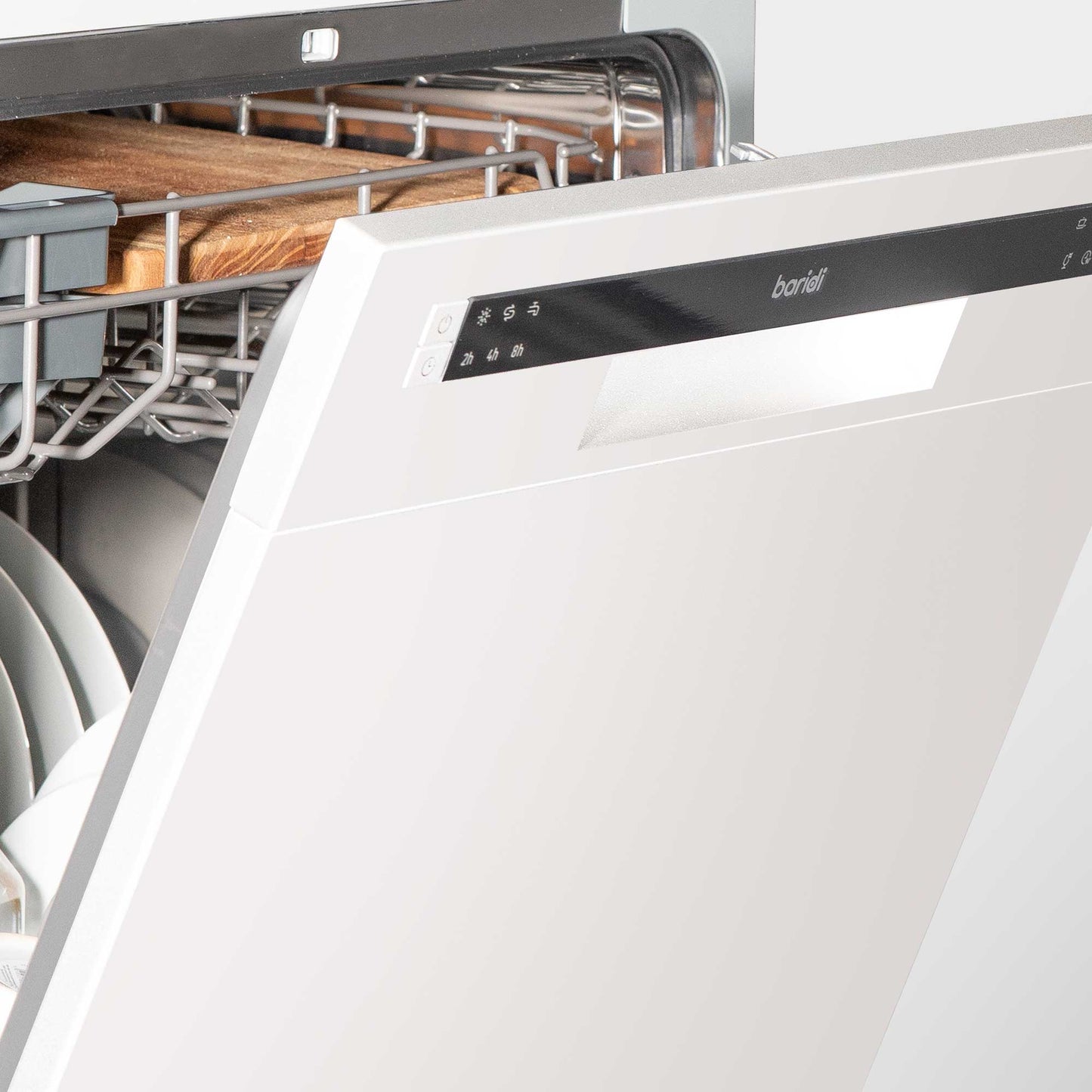 Compact Tabletop Dishwasher 8 Place Settings, 6 Programmes, Low Noise, 8L Cycle - White - DH86