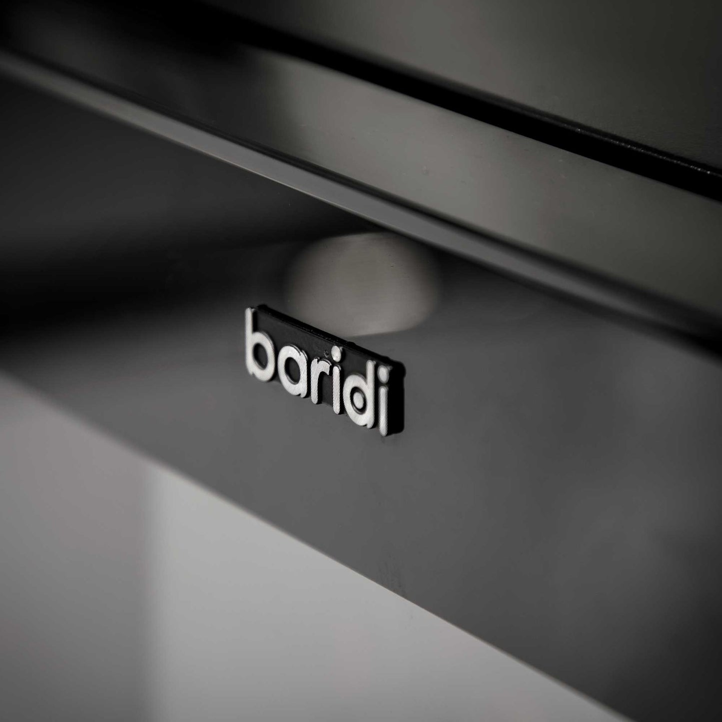 Baridi 40L Drinks Mini Fridge with LED Light, Black and Glass Door - DH98