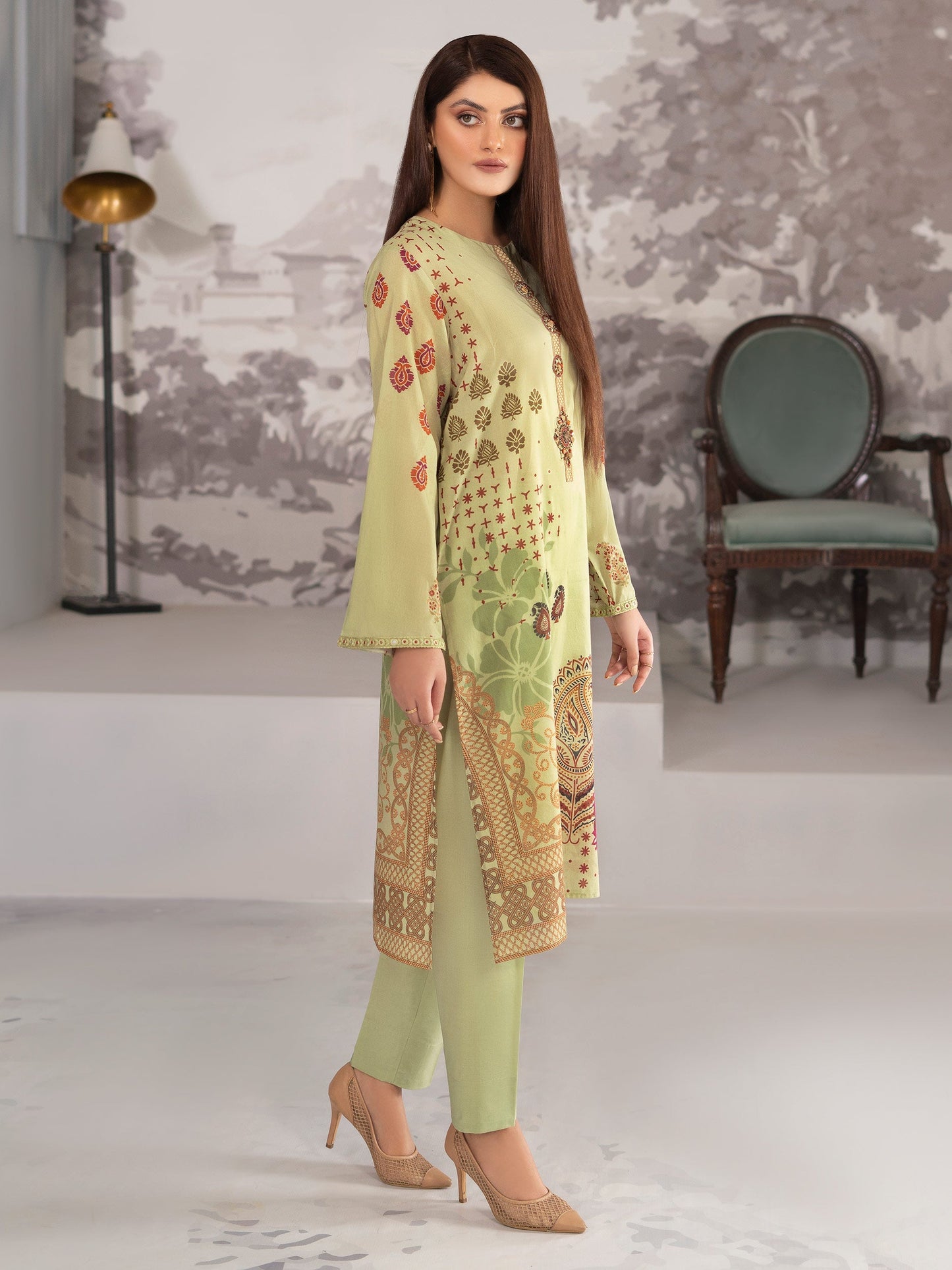 2 Piece Embroidered Lawn Suit