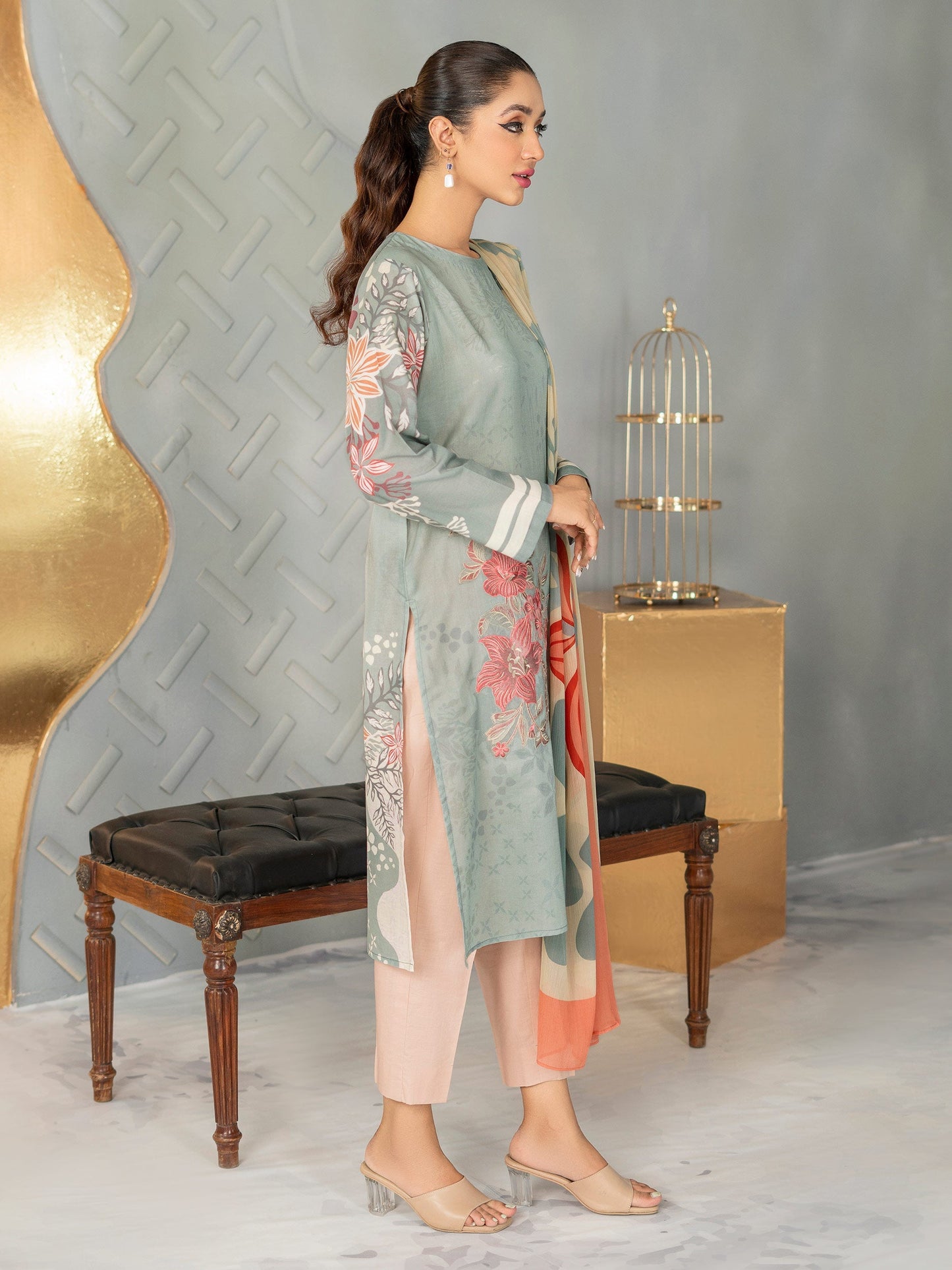 2 Piece Embroidered Lawn Suit