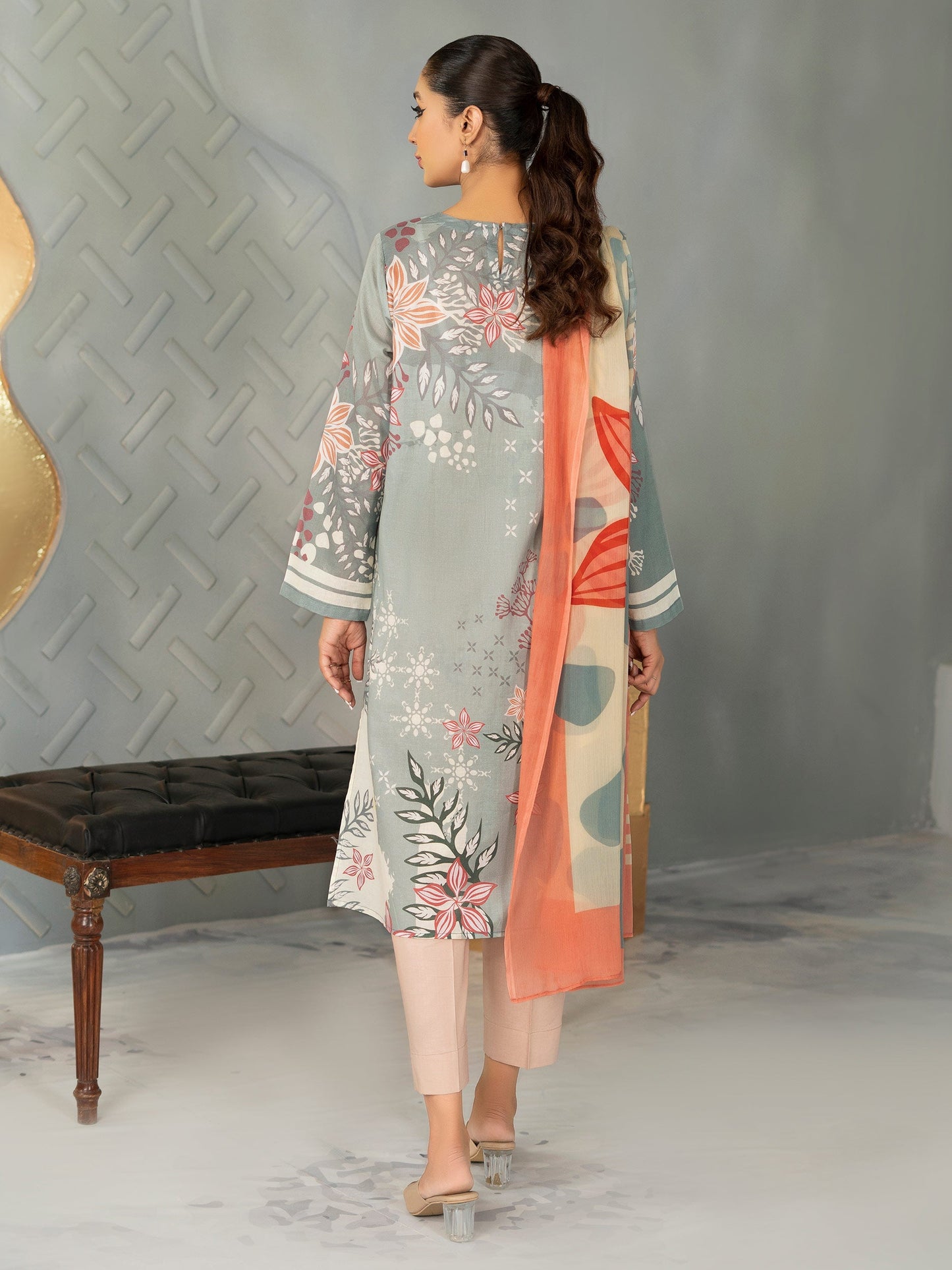 2 Piece Embroidered Lawn Suit