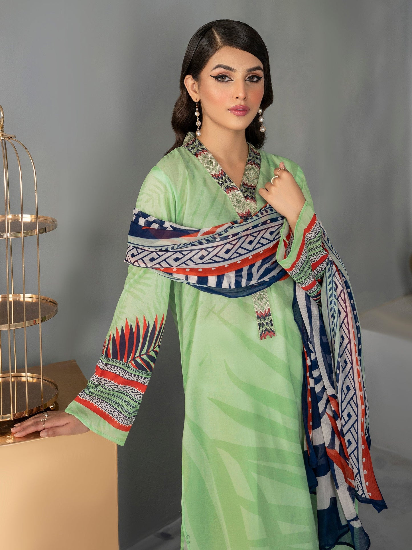 2 Piece Embroidered Lawn Suit