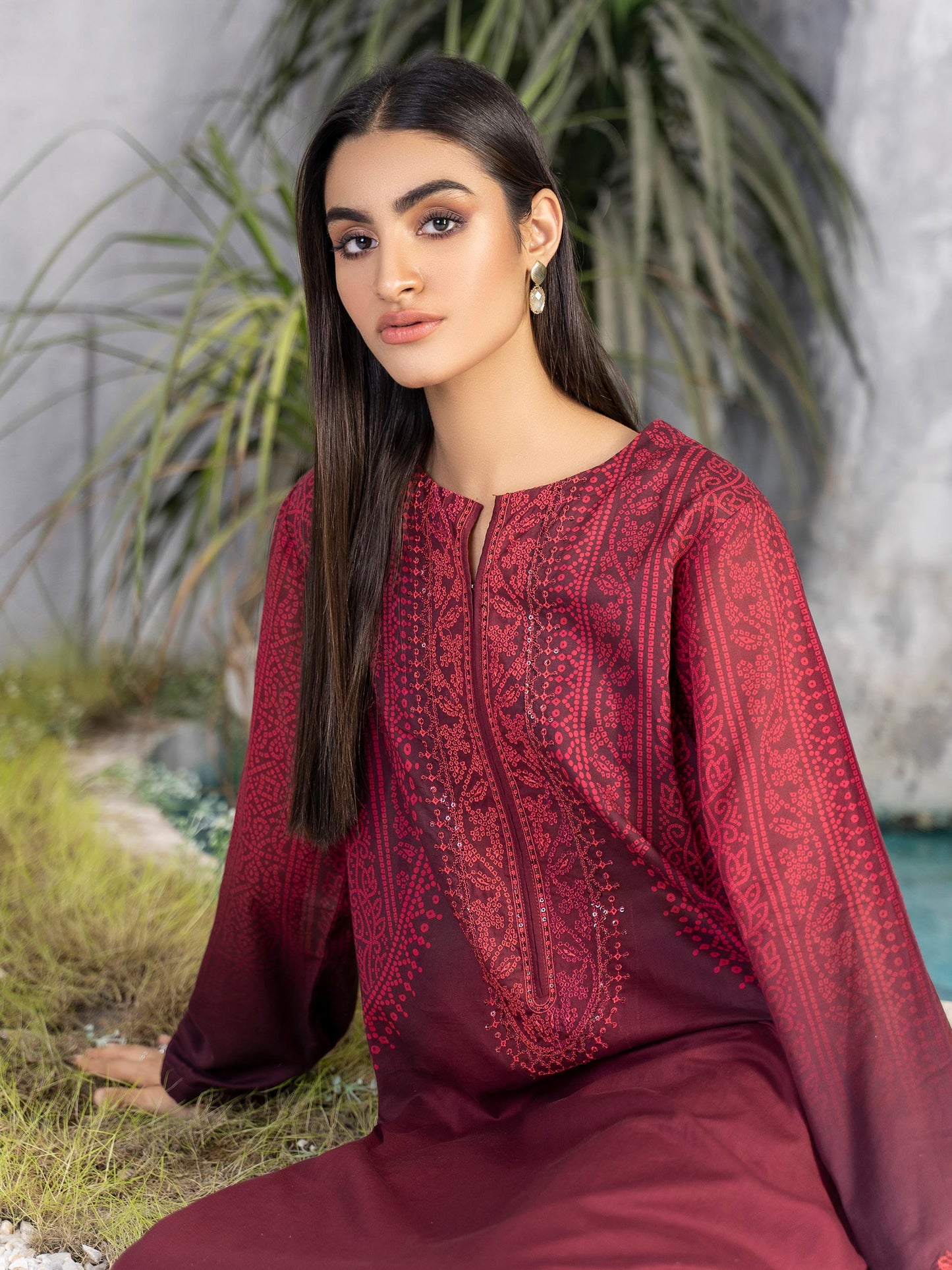 2 Piece Embroidered Lawn Suit