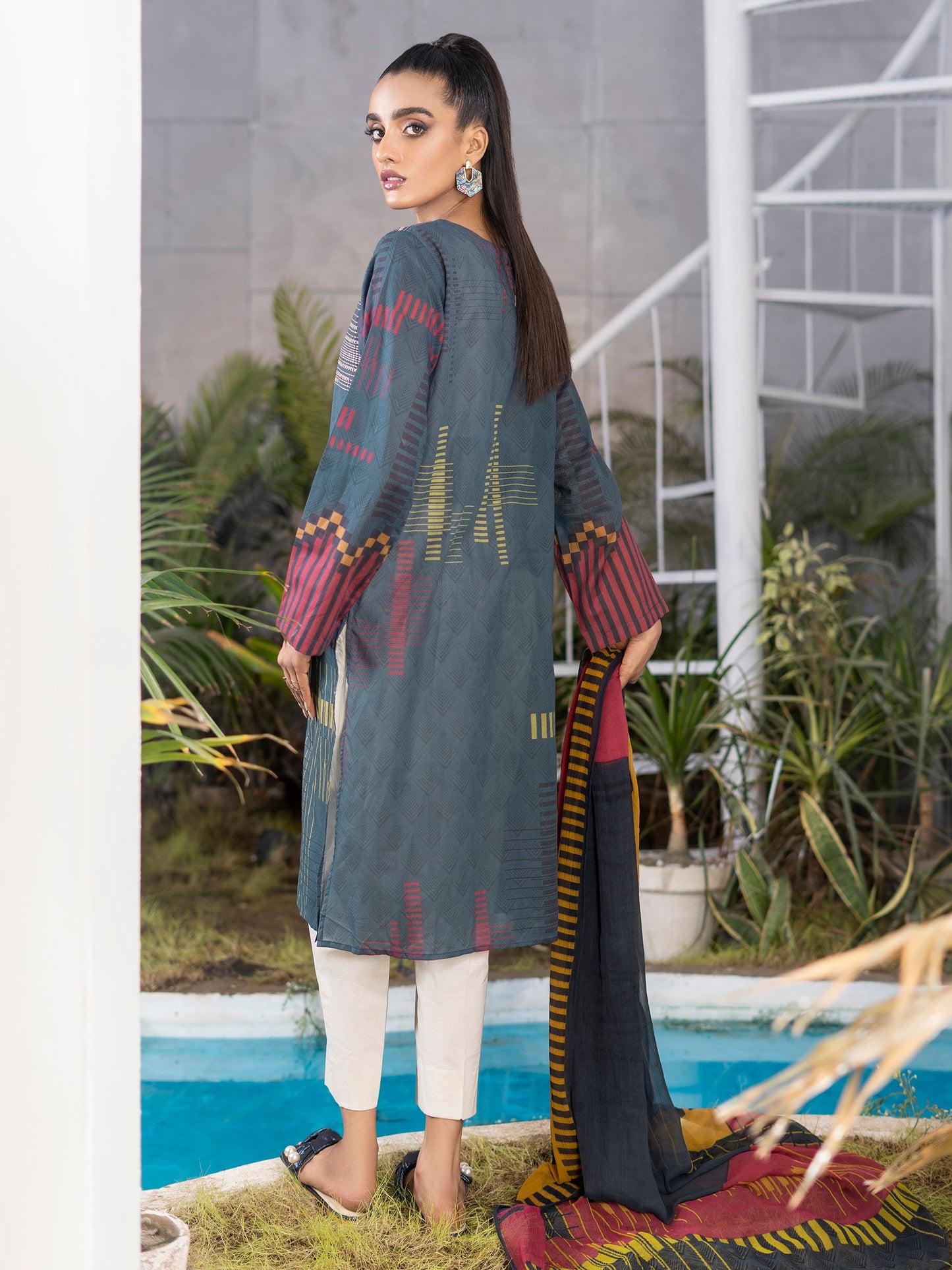 2 Piece Embroidered Lawn Suit