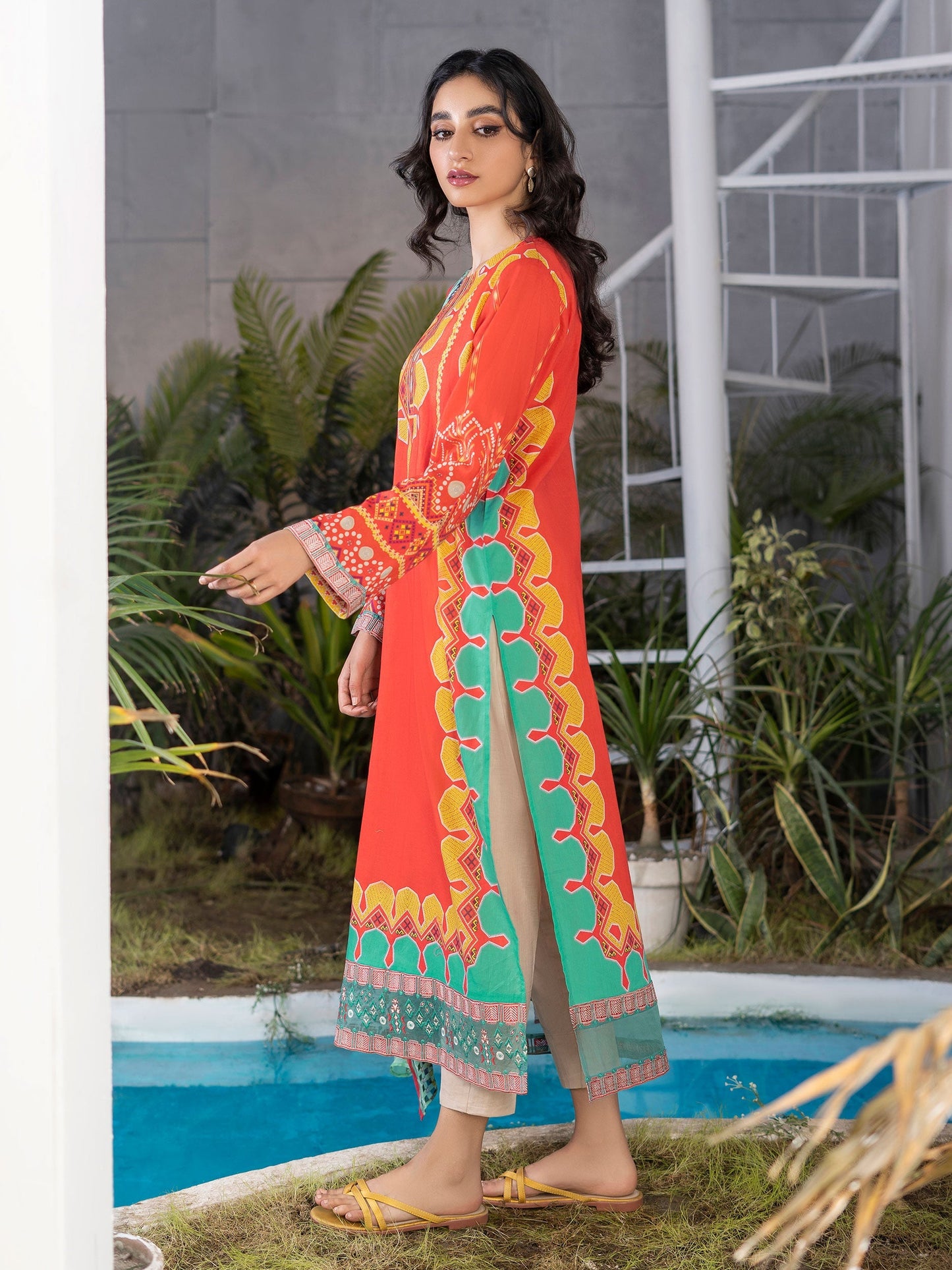 2 Piece Embroidered Lawn Suit