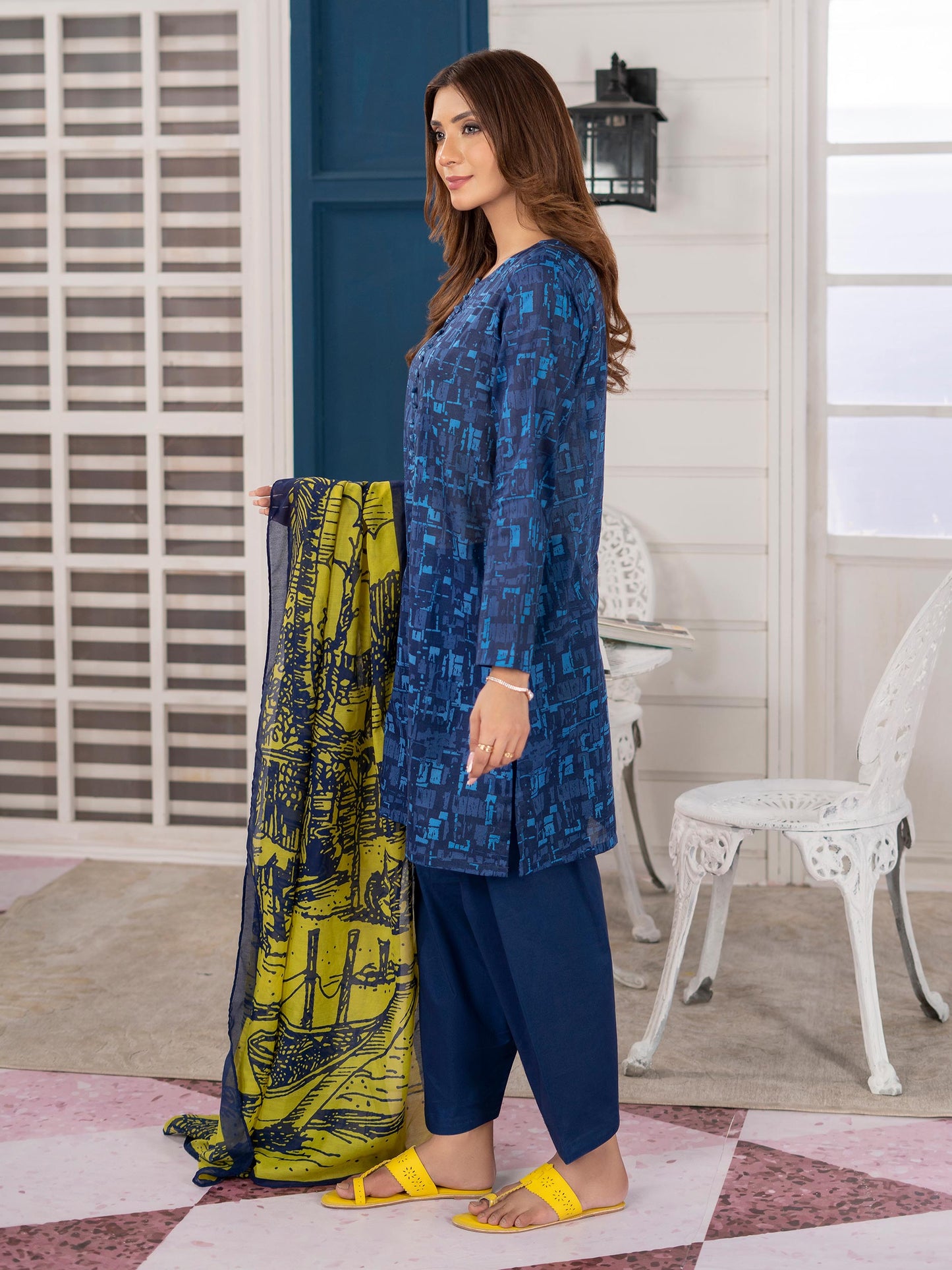 3 Piece Printed Lawn Suit