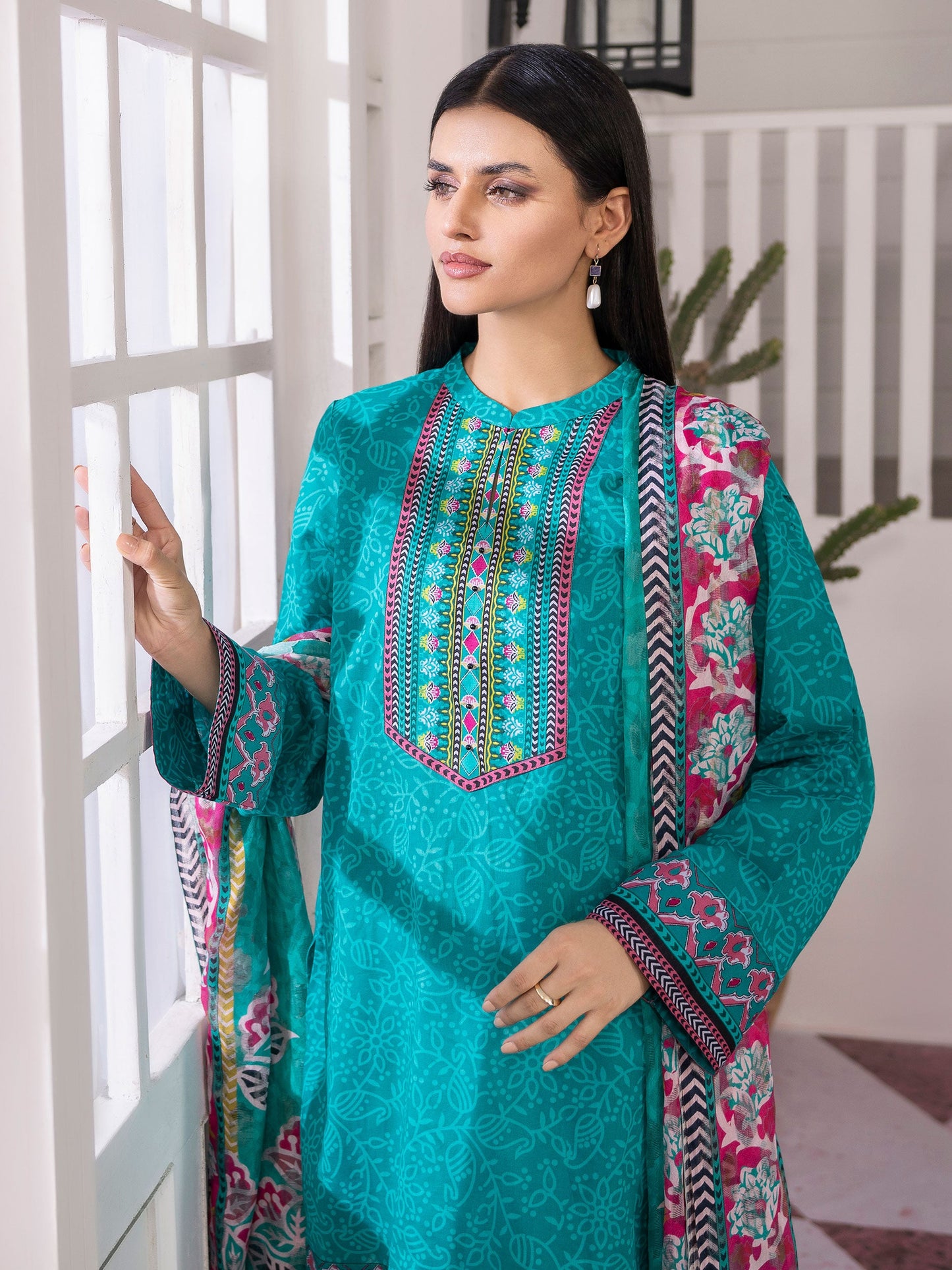 2 Piece Printed Lawn Suit