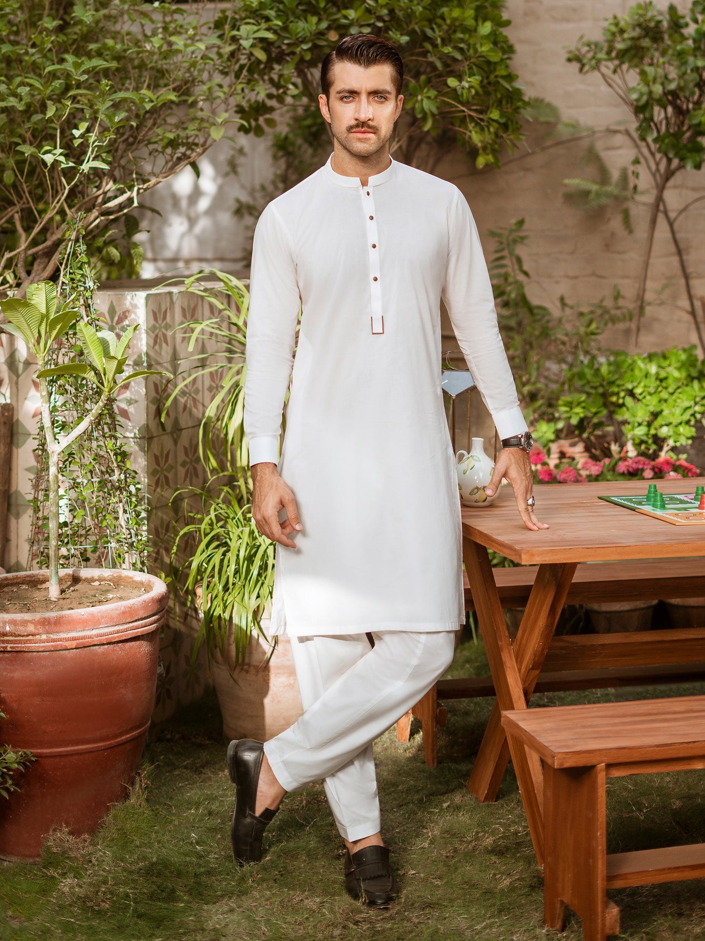 2 Piece Cotton Suit