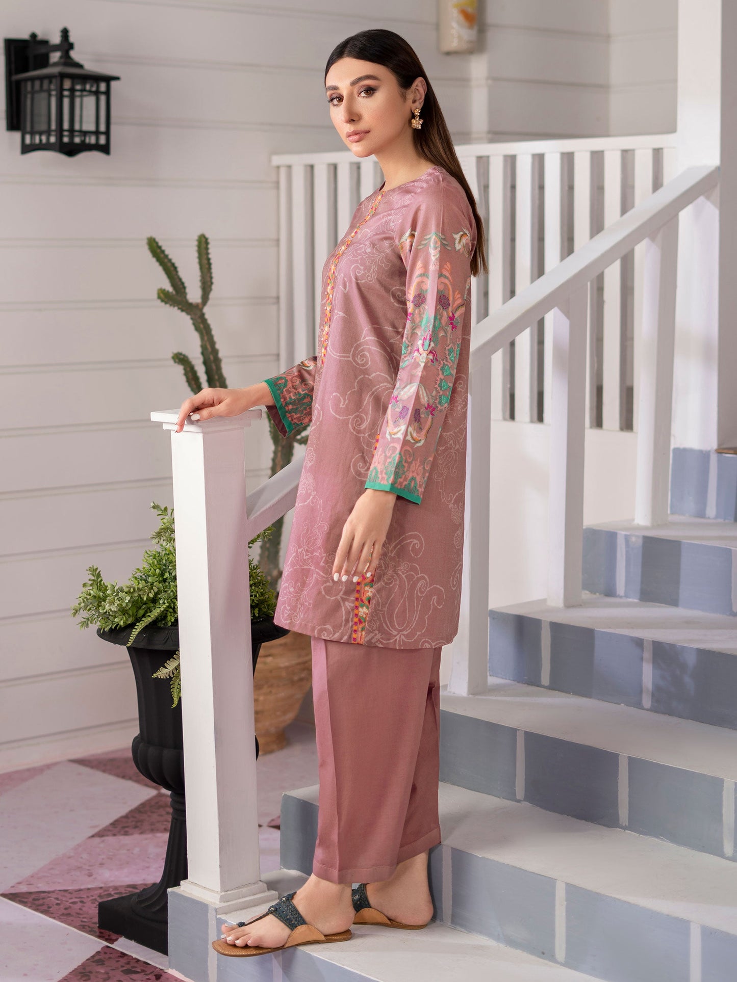 2 Piece Printed Lawn Suit