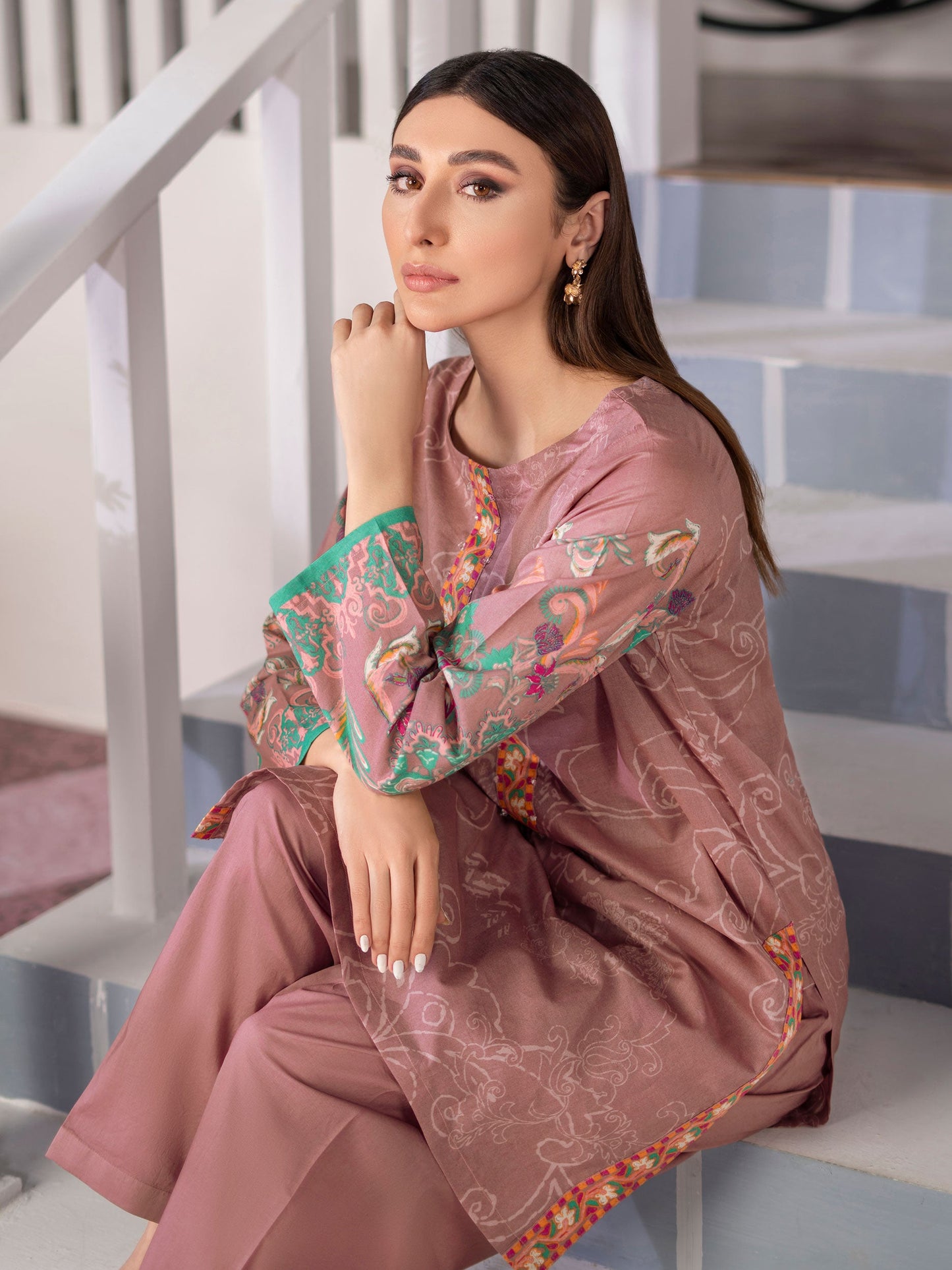 2 Piece Printed Lawn Suit