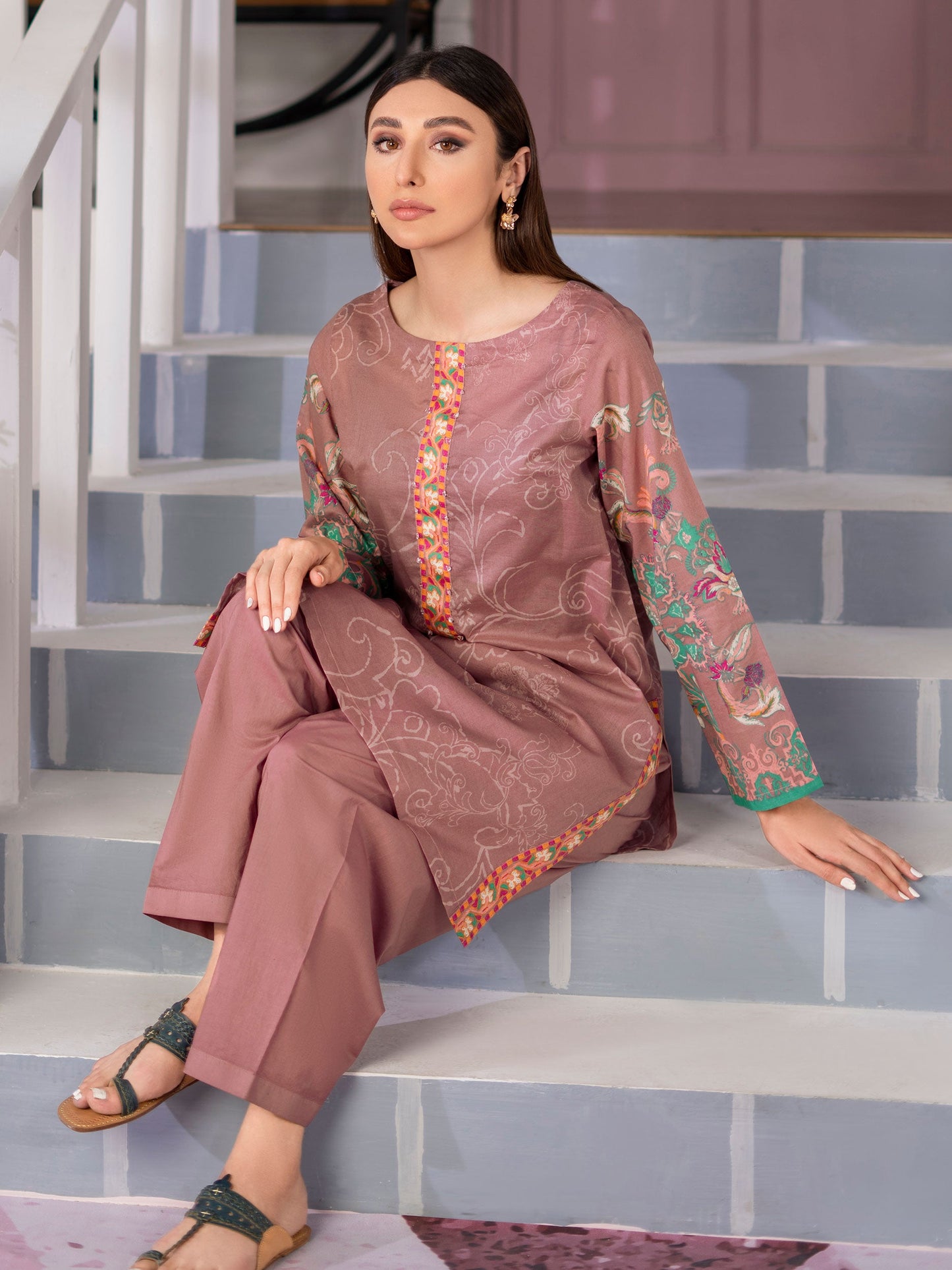 2 Piece Printed Lawn Suit