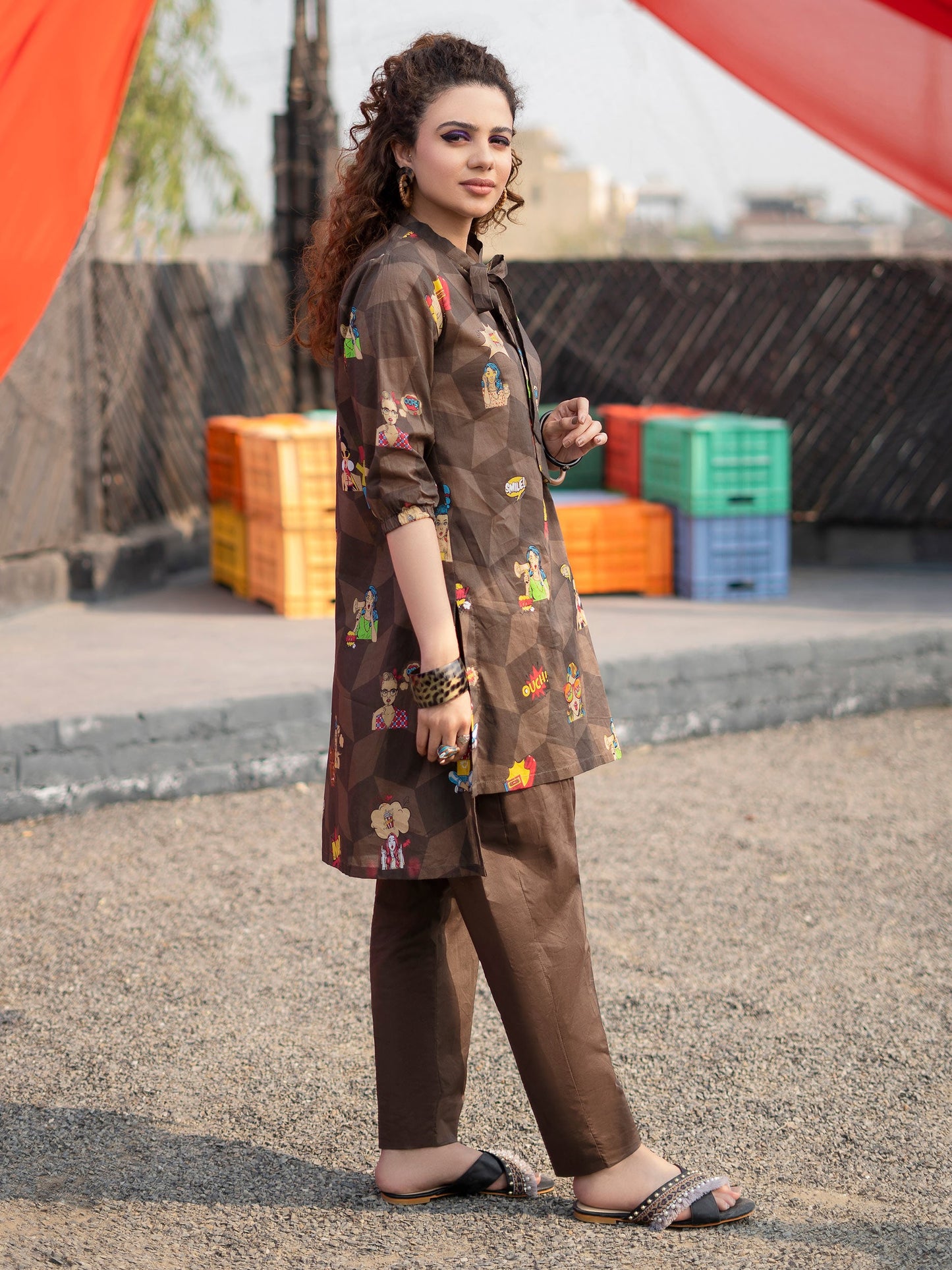 2 Piece Printed Lawn Suit