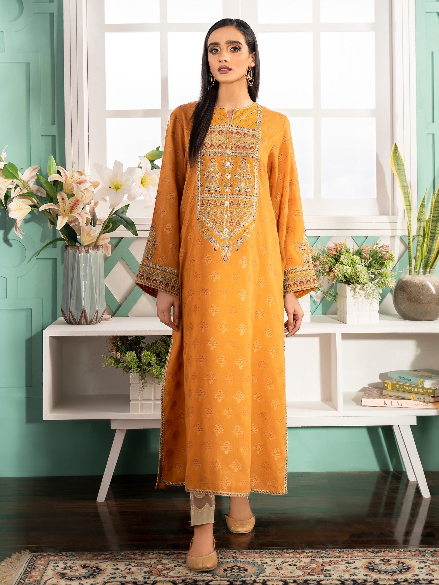 Embroidered Jacquard Shirt