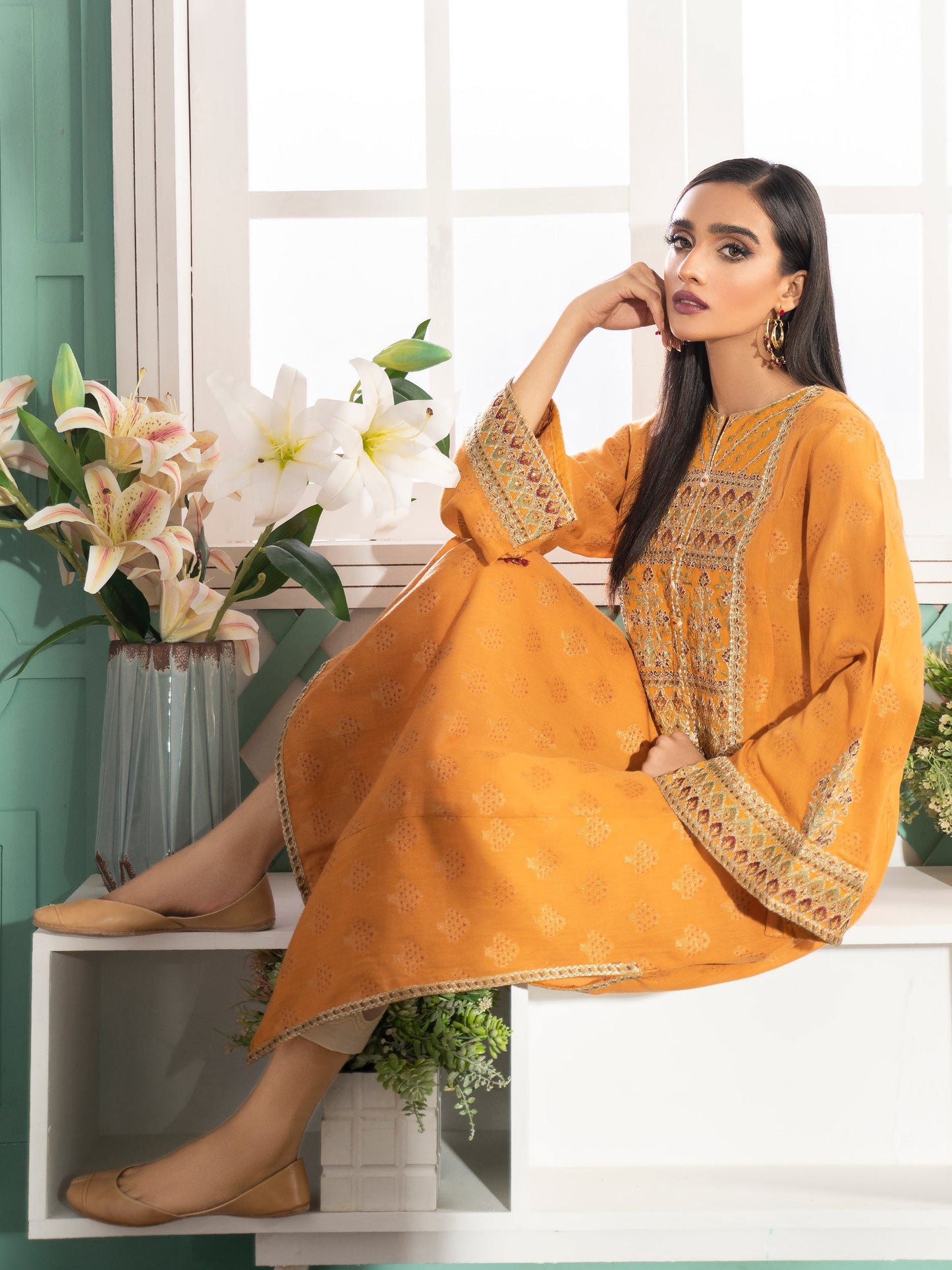 Embroidered Jacquard Shirt