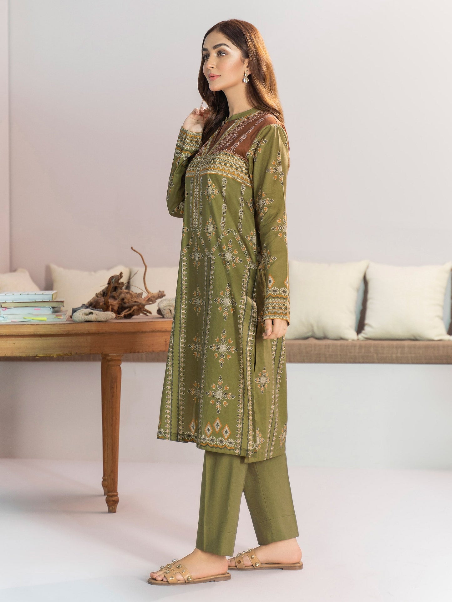 2 Piece Printed Lawn Suit