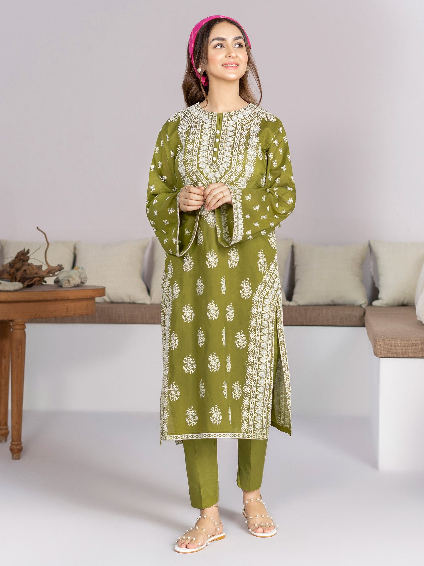 2 Piece Printed Lawn Suit