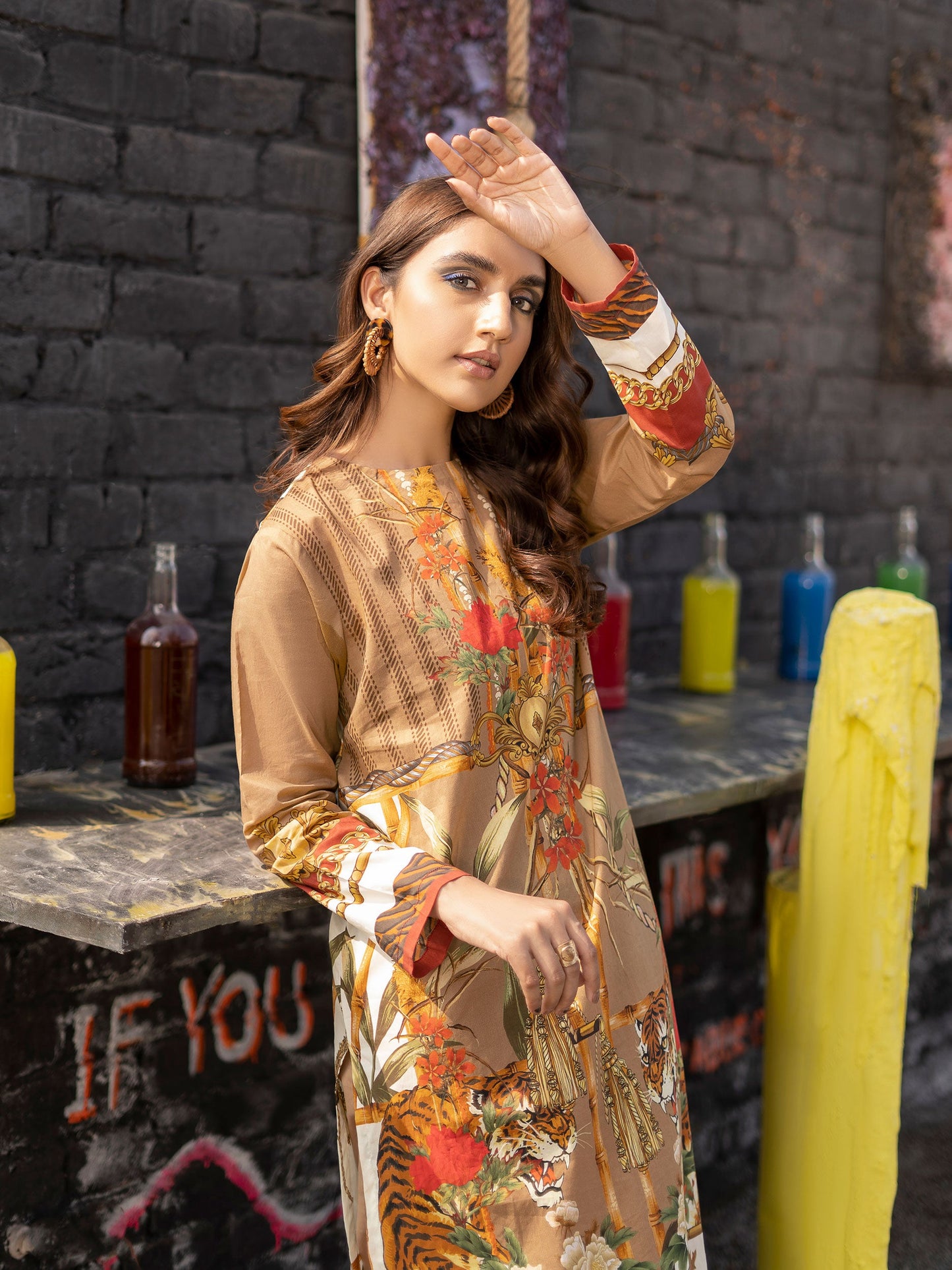 2 Piece Printed Lawn Suit