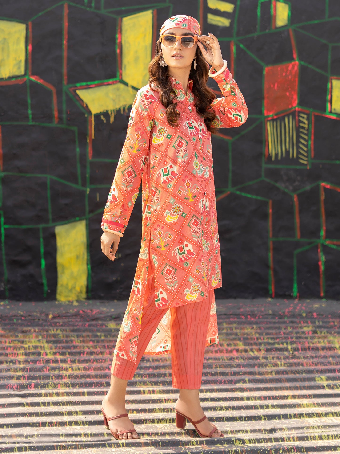 2 Piece Printed Lawn Suit