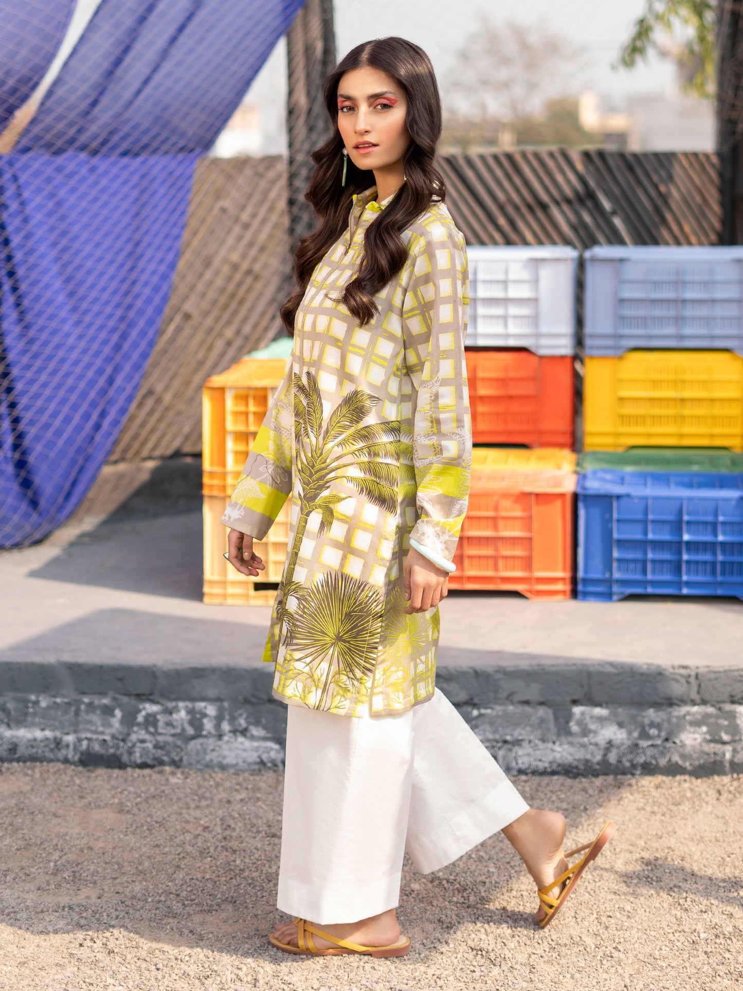 1 Piece Printed Lawn Shirt