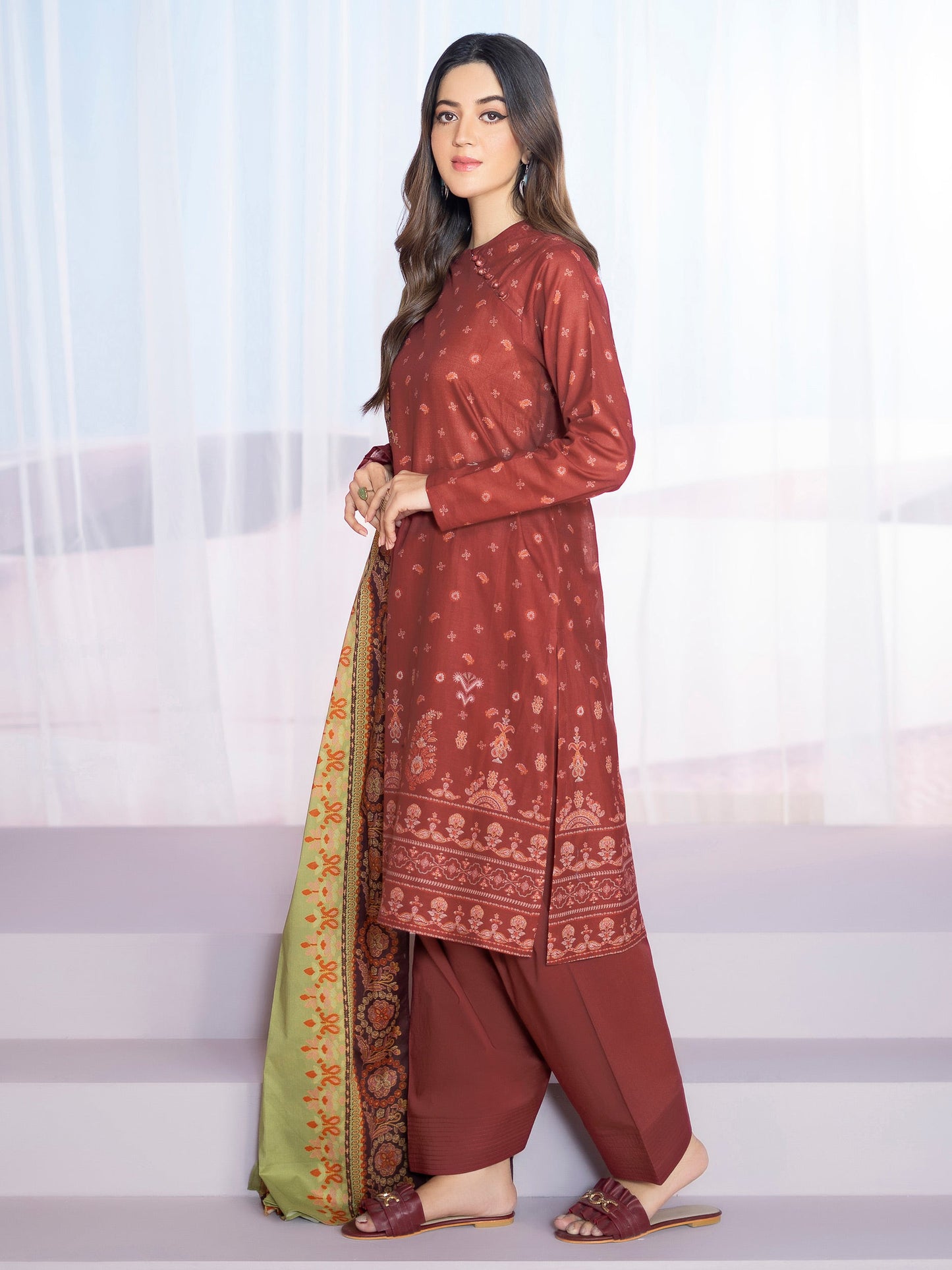 3 Piece Printed Lawn Suit