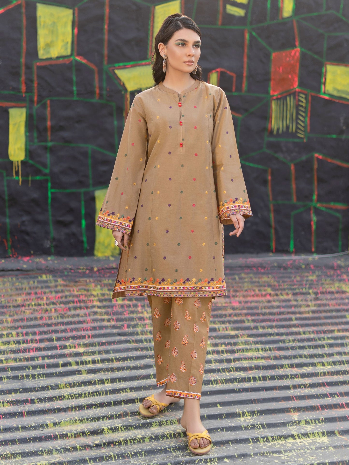 2 Piece Printed Lawn Suit