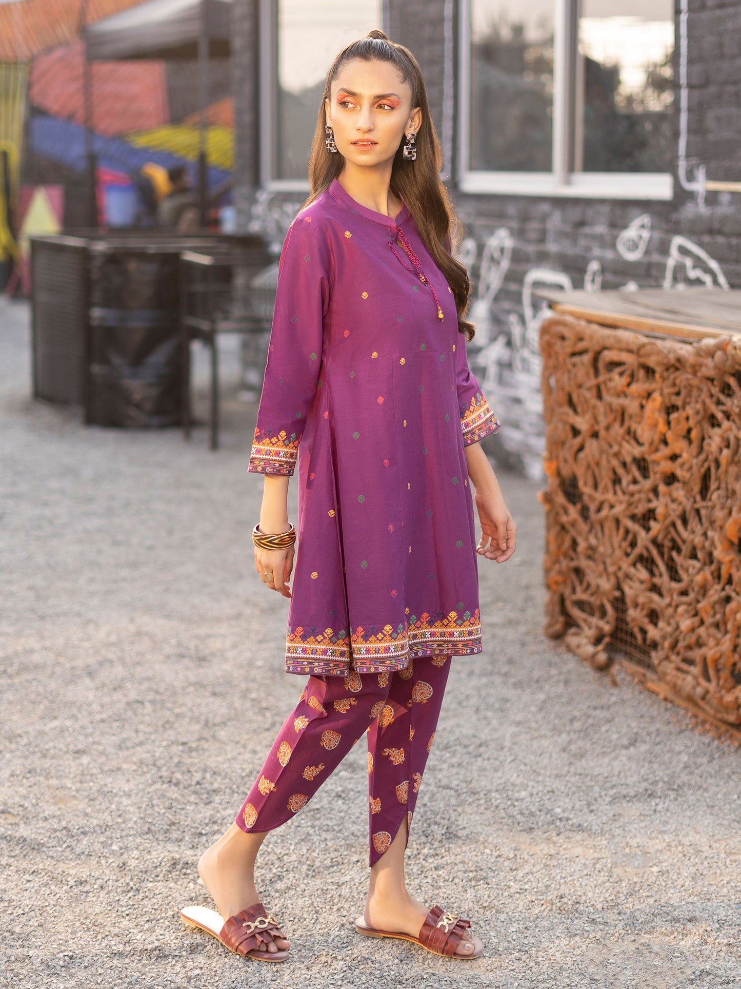 2 Piece Printed Lawn Suit