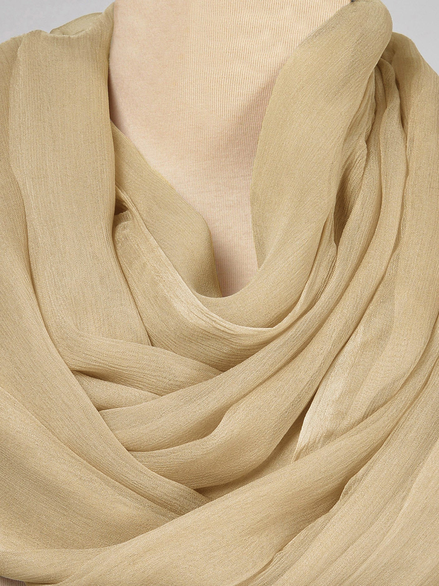 Dyed Chiffon Dupatta-Baby Pink