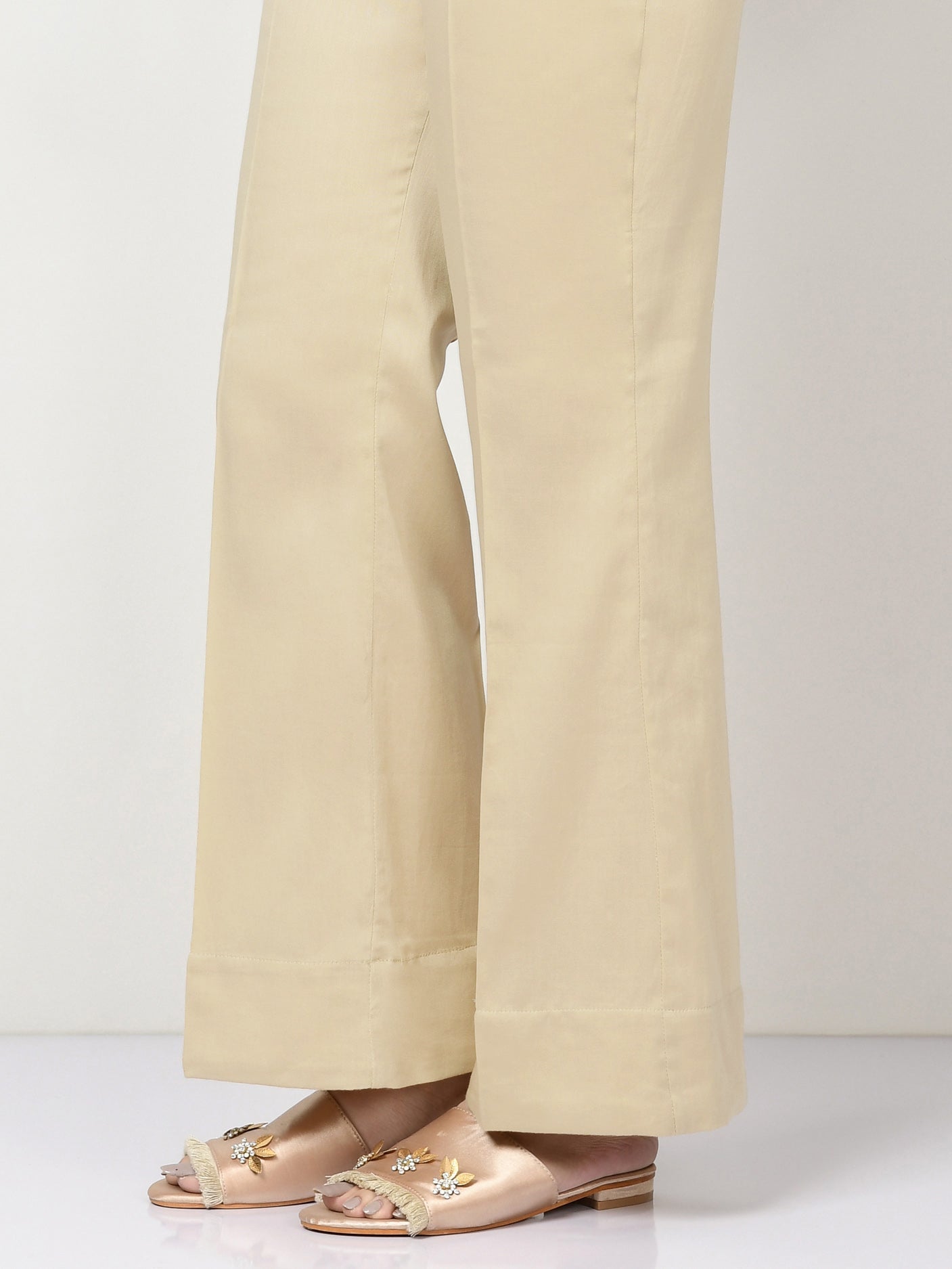 Unstitched Cambric Trousers