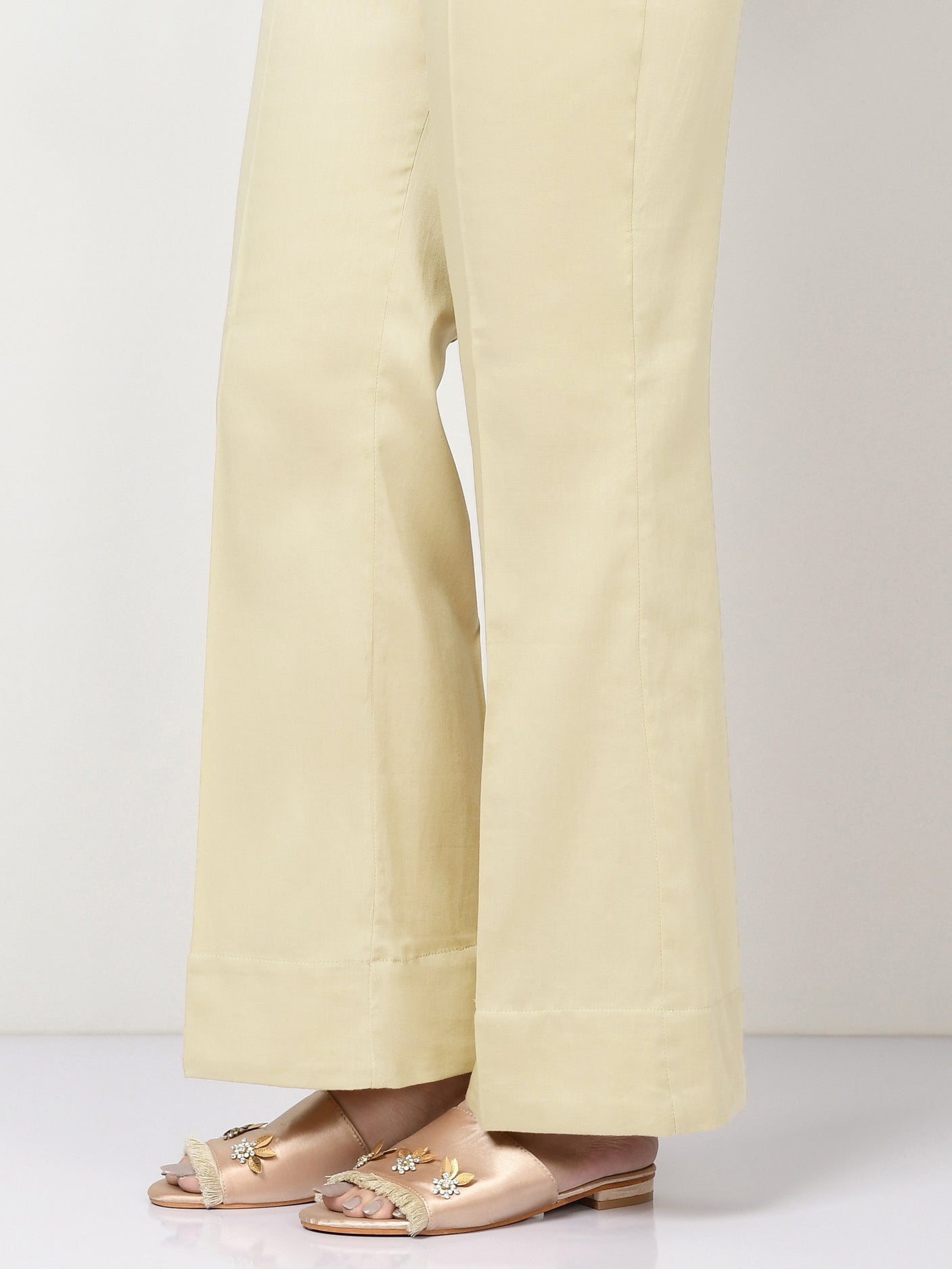 Unstitched Cambric Trousers