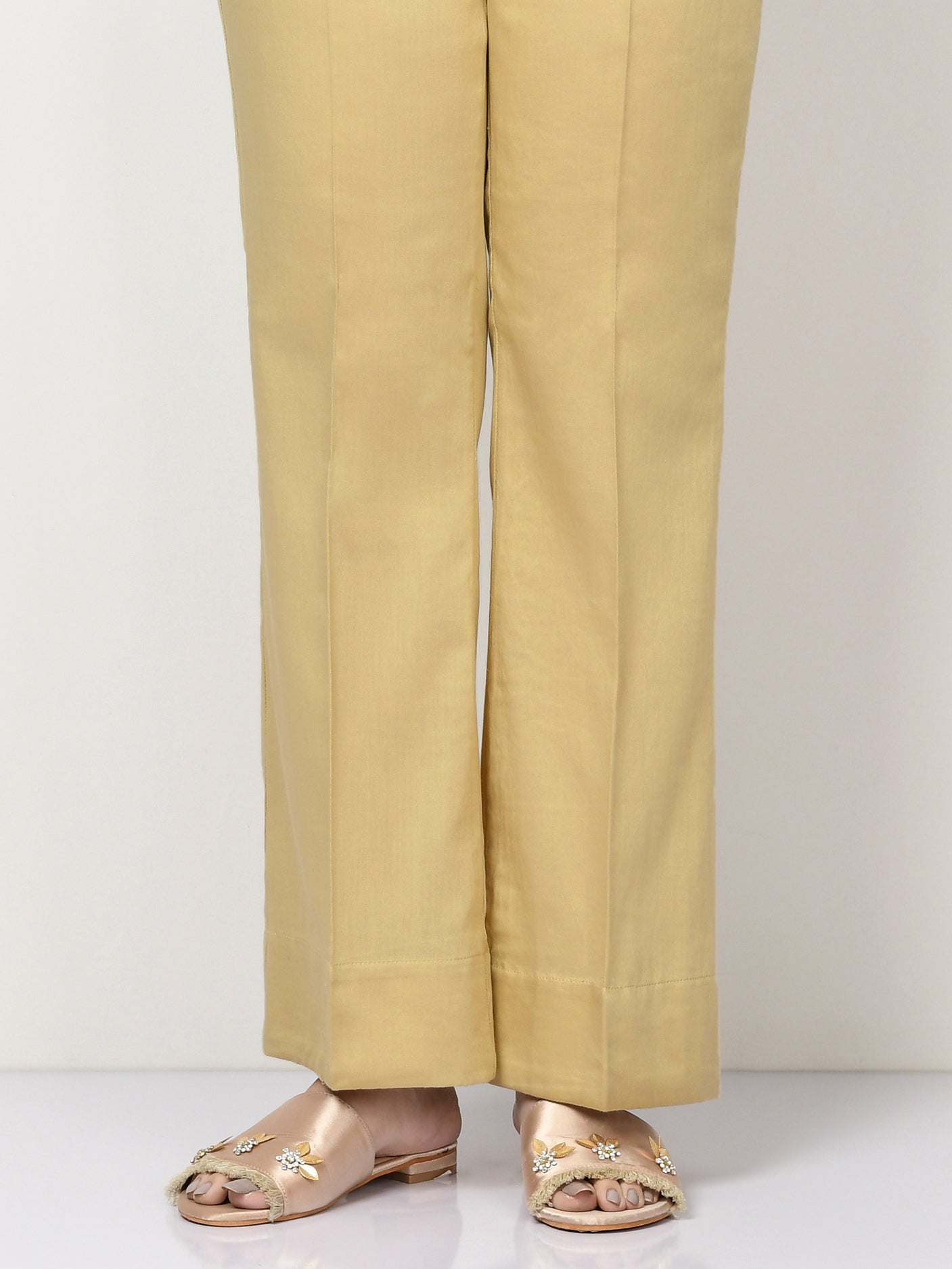 Dyed Satin Trousers