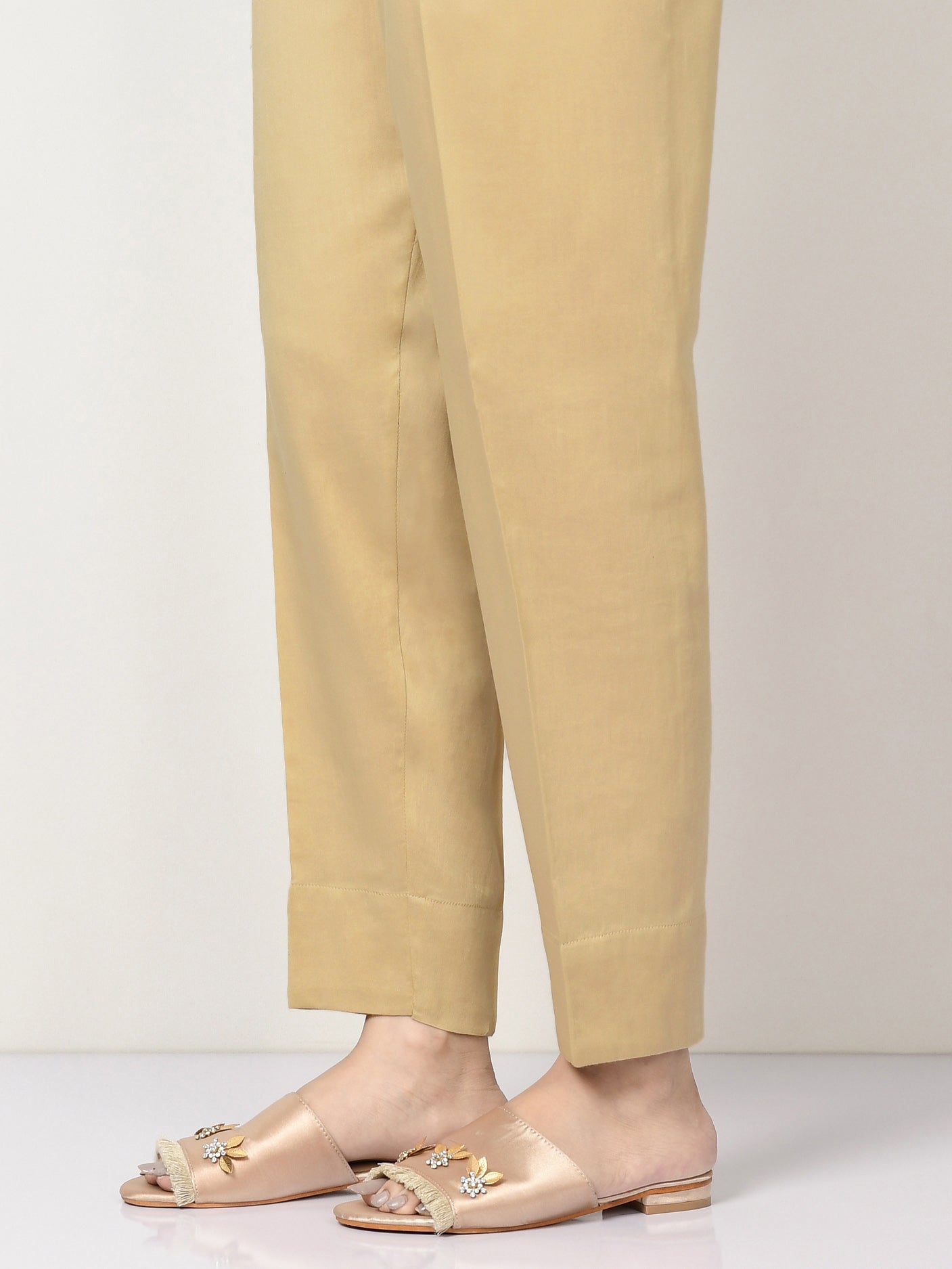 Dyed Cambric Trousers