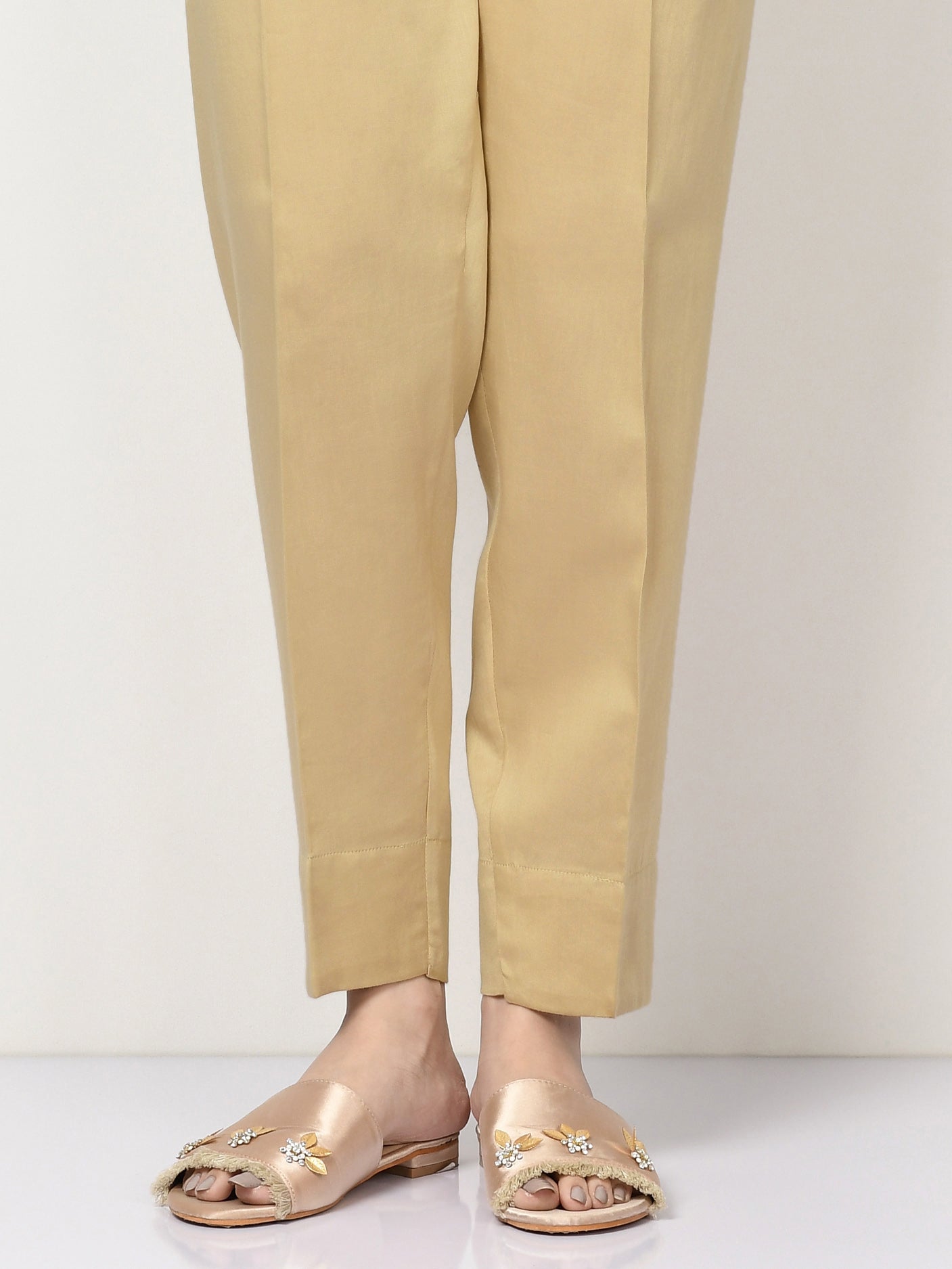 Cambric Trouser- Medium Khaki