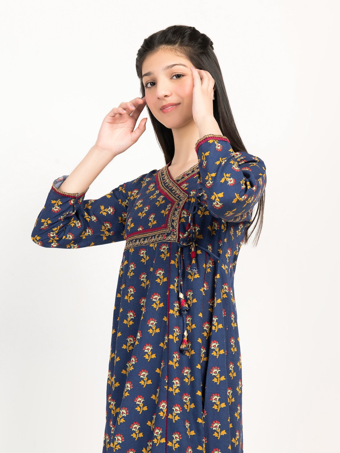 Embroidered Khaddar Suit