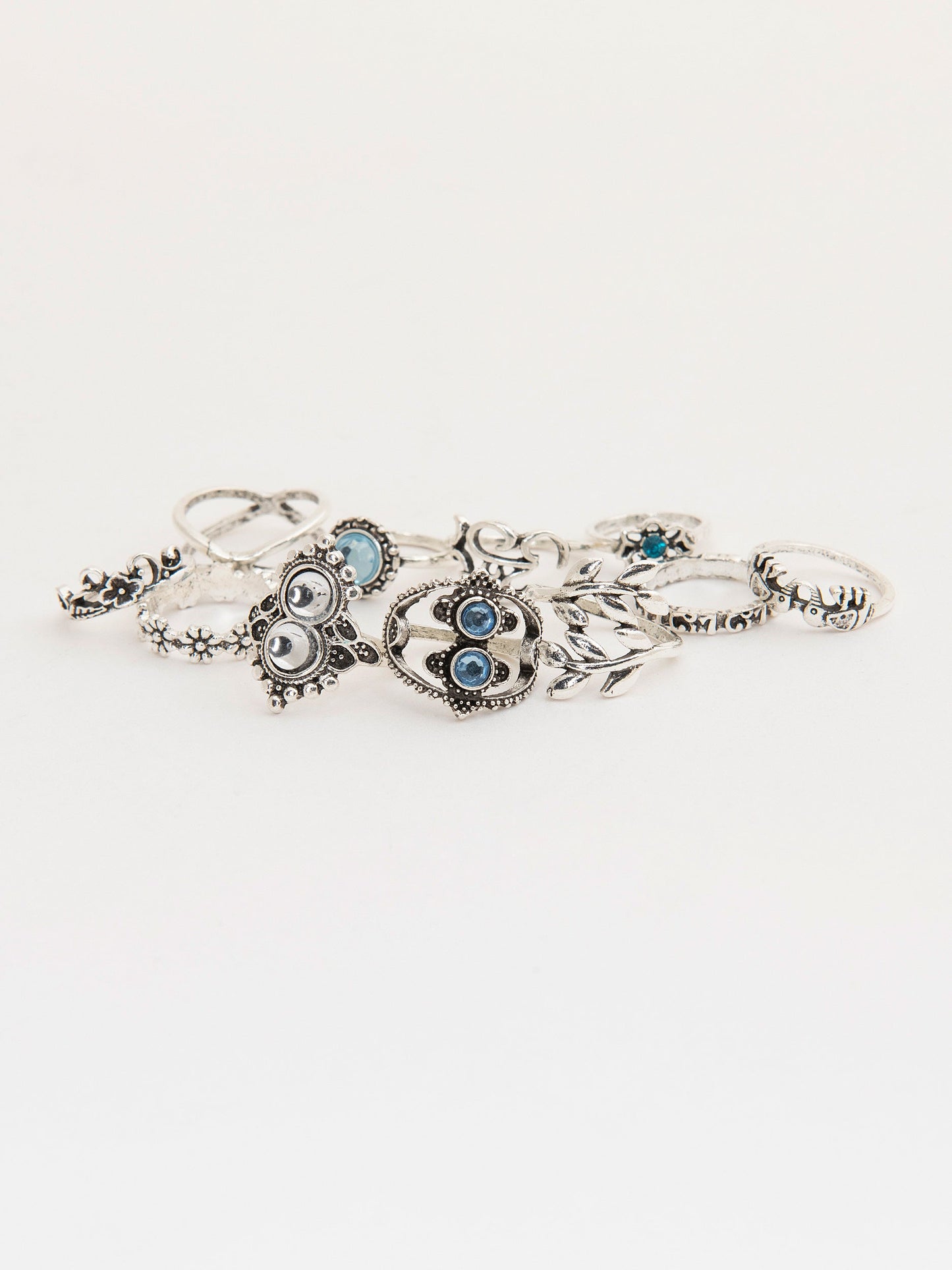 Silver Ring Set