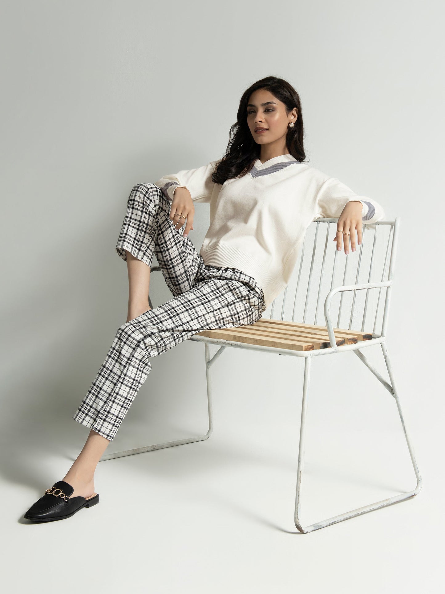 Basic White Sweater